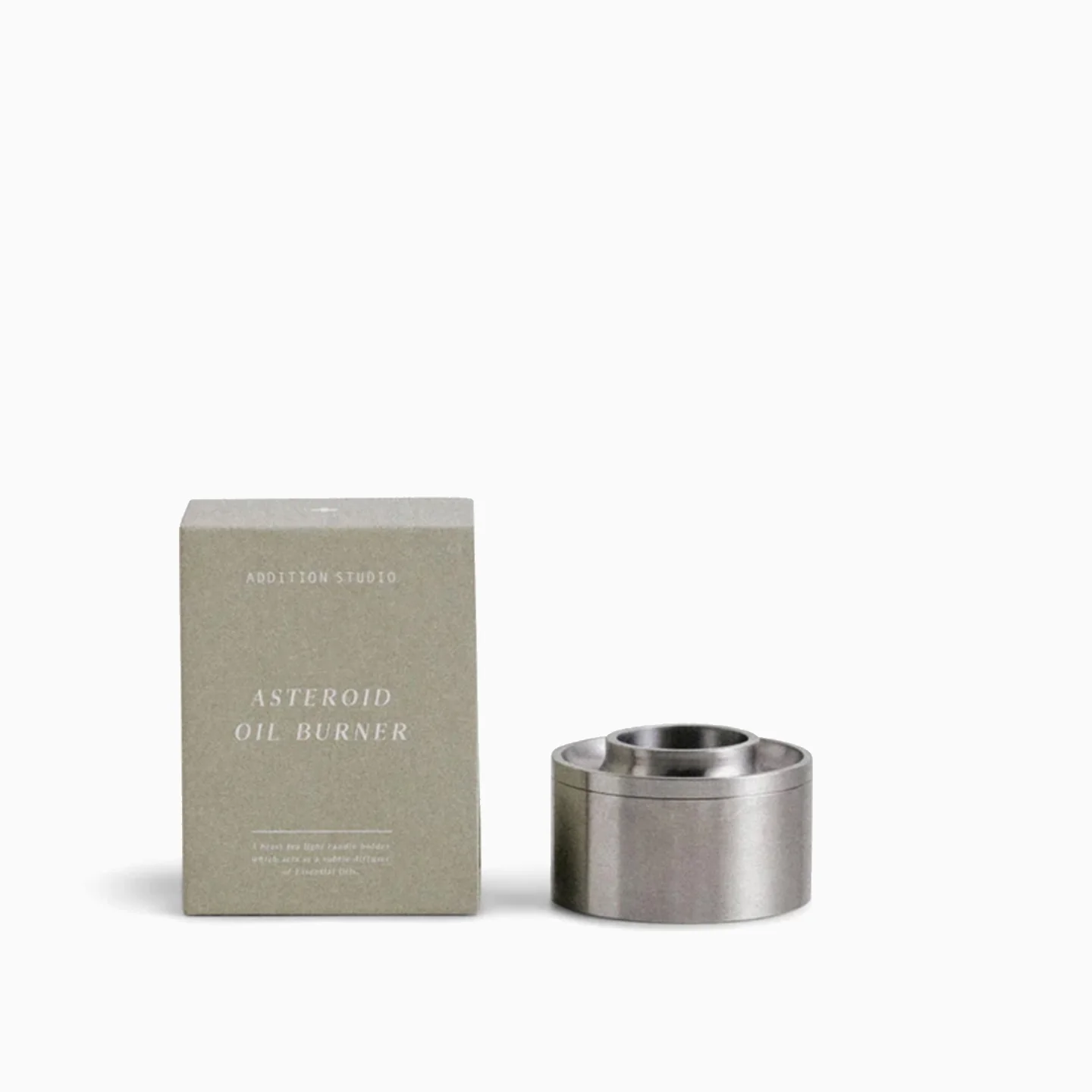 Addition Studio Asteroid Oil Burner - Stainless Steel