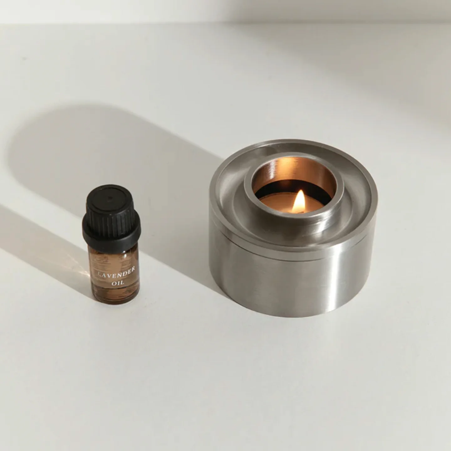 Addition Studio Asteroid Oil Burner - Stainless Steel - Image 2