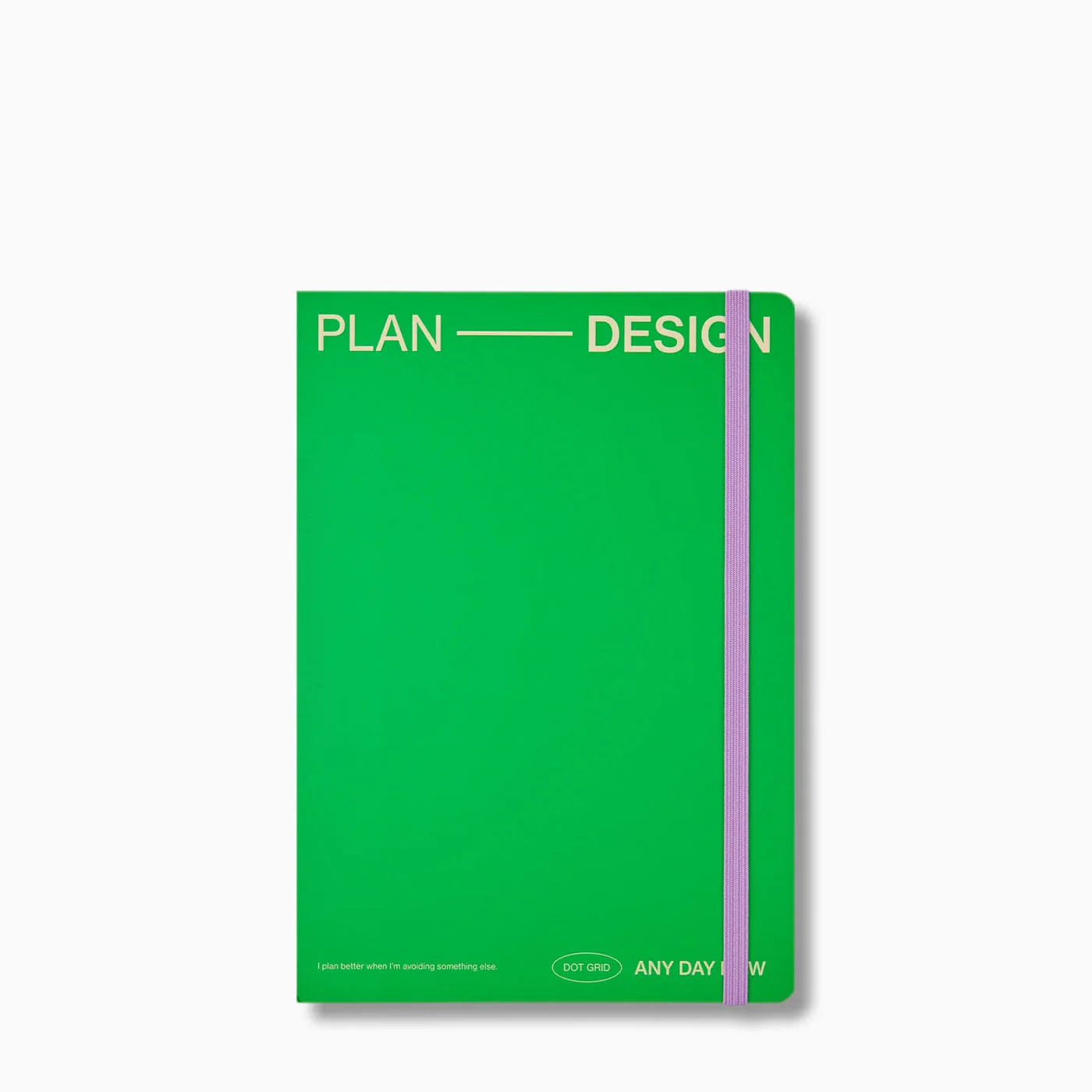 Any Day Now A5 Bound Notebook - Grid