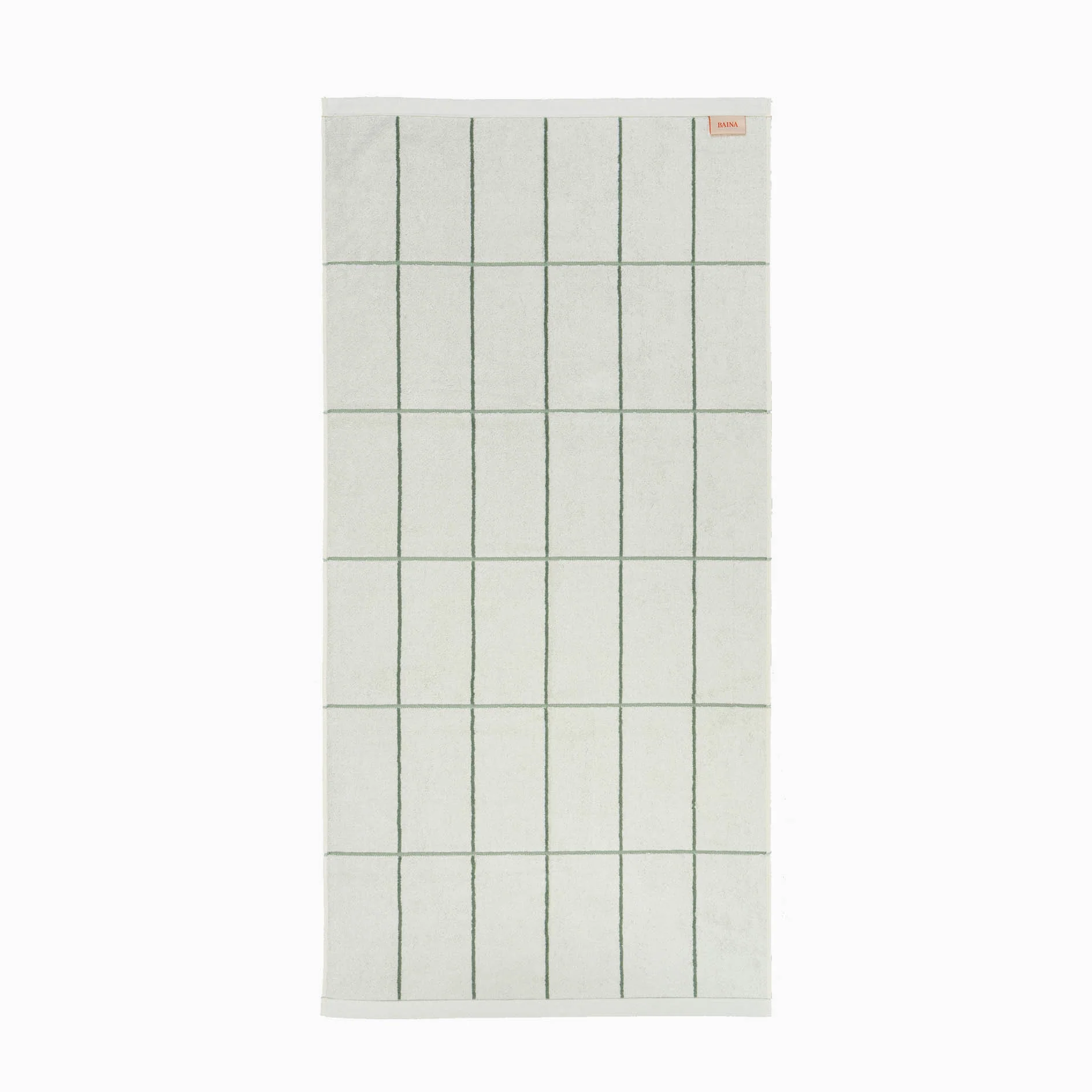 Baina Bethell Bath Towel - Sage/Chalk - Image 4