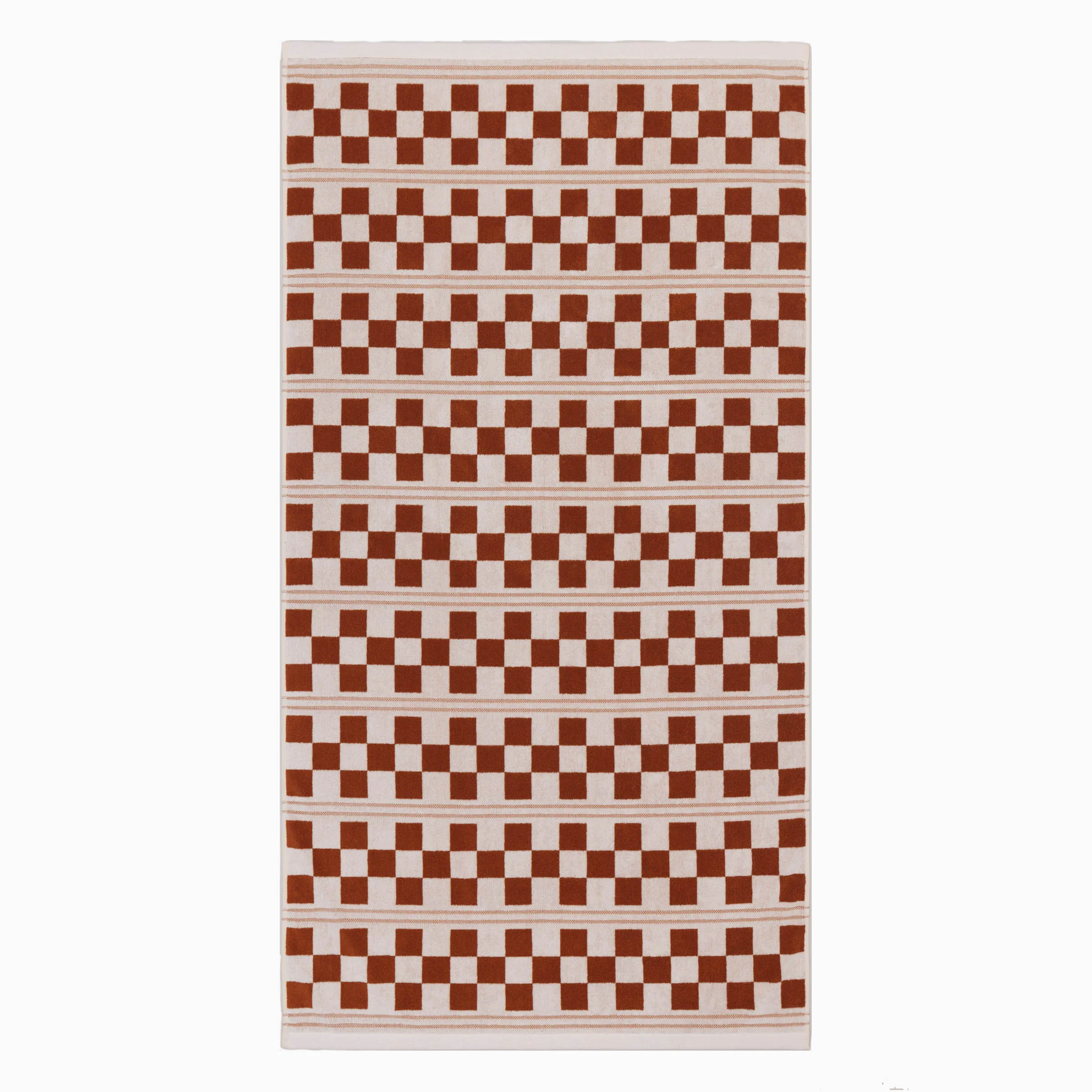 Baina Busby Pool Towel - Fuyu & Chalk