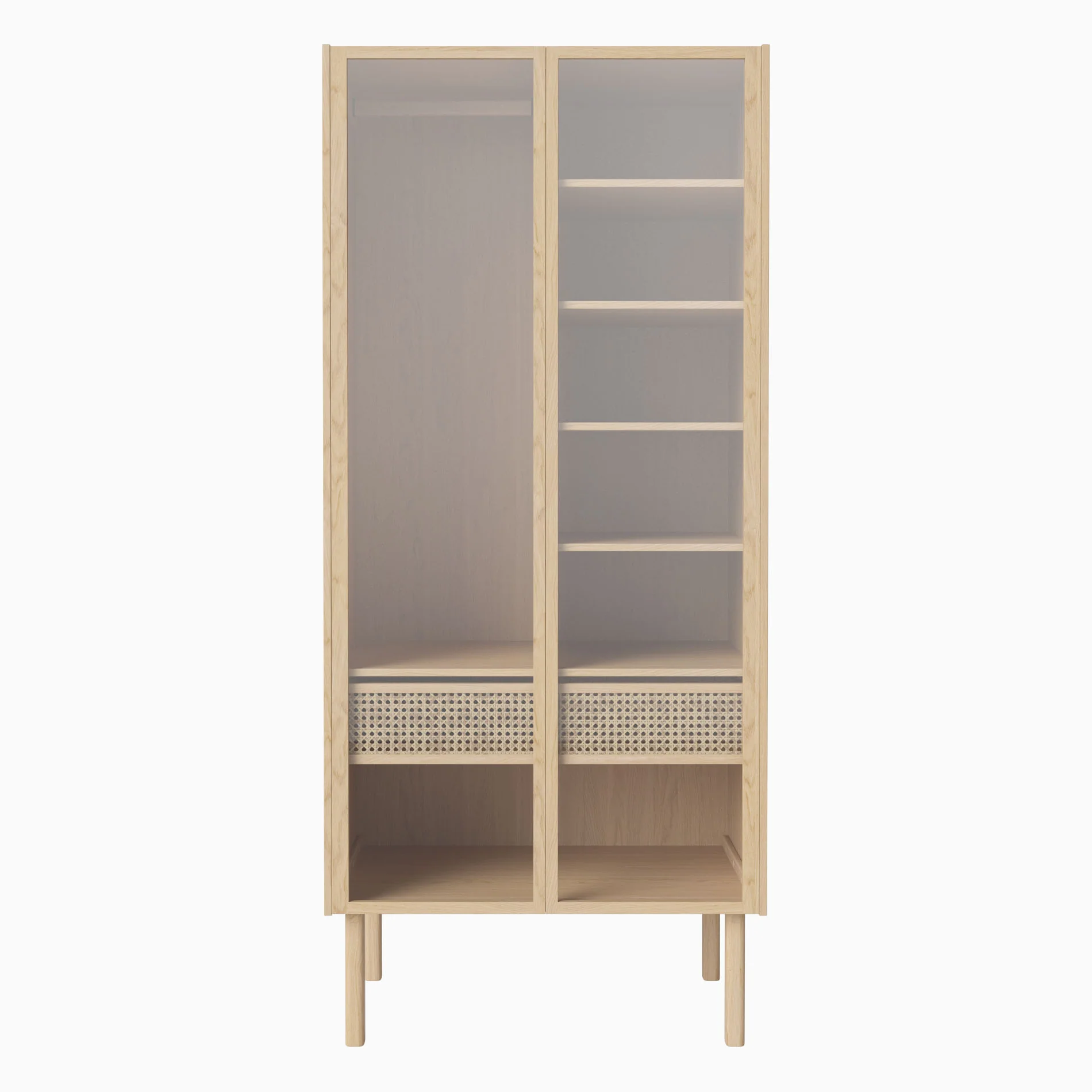 Bolia Cana Wardrobe with Glass Doors - Image 9