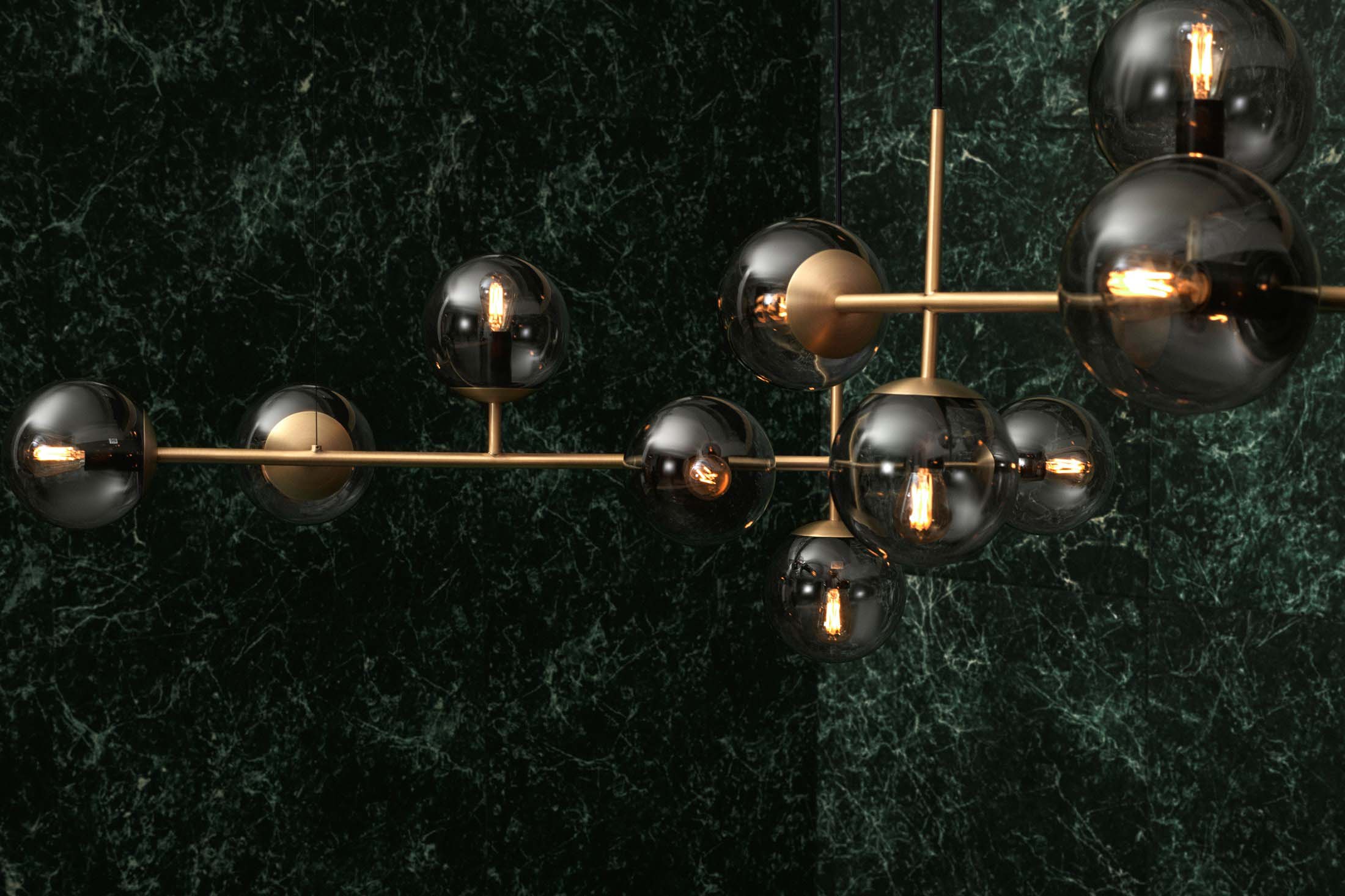 Bolia Orb Pendant - Brass - Image 6