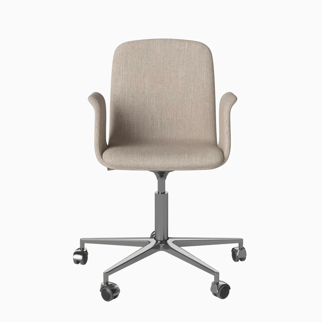 Bolia Palm Office Chair - Fully Upholstered with Wheels - Image 2