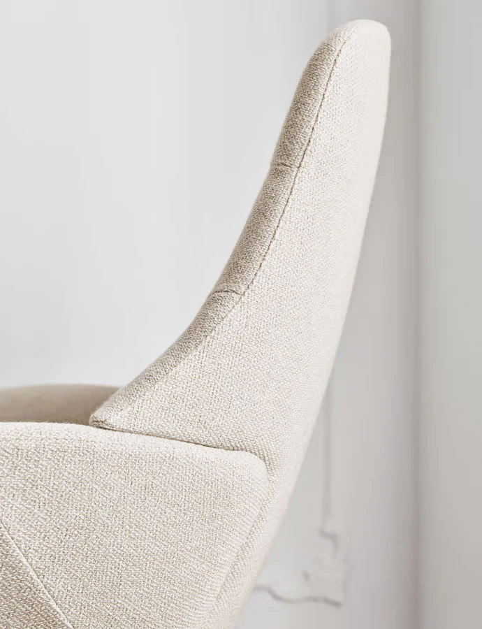 Bolia Saga Armchair Curated Edition with Footrest- Monza Beige - Image 4