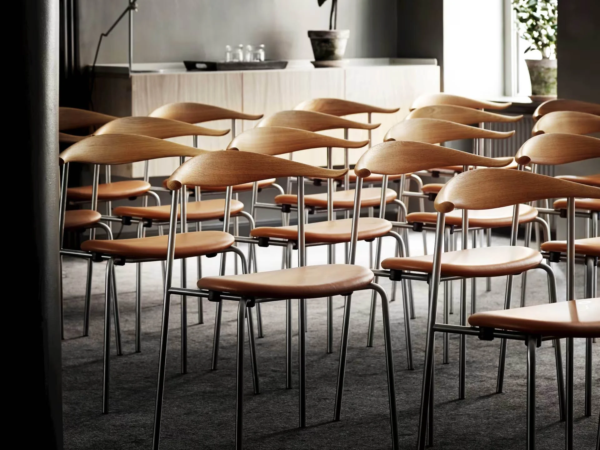 Carl Hansen & Søn CH88P Chair - Stainless Steel Frame - Image 11