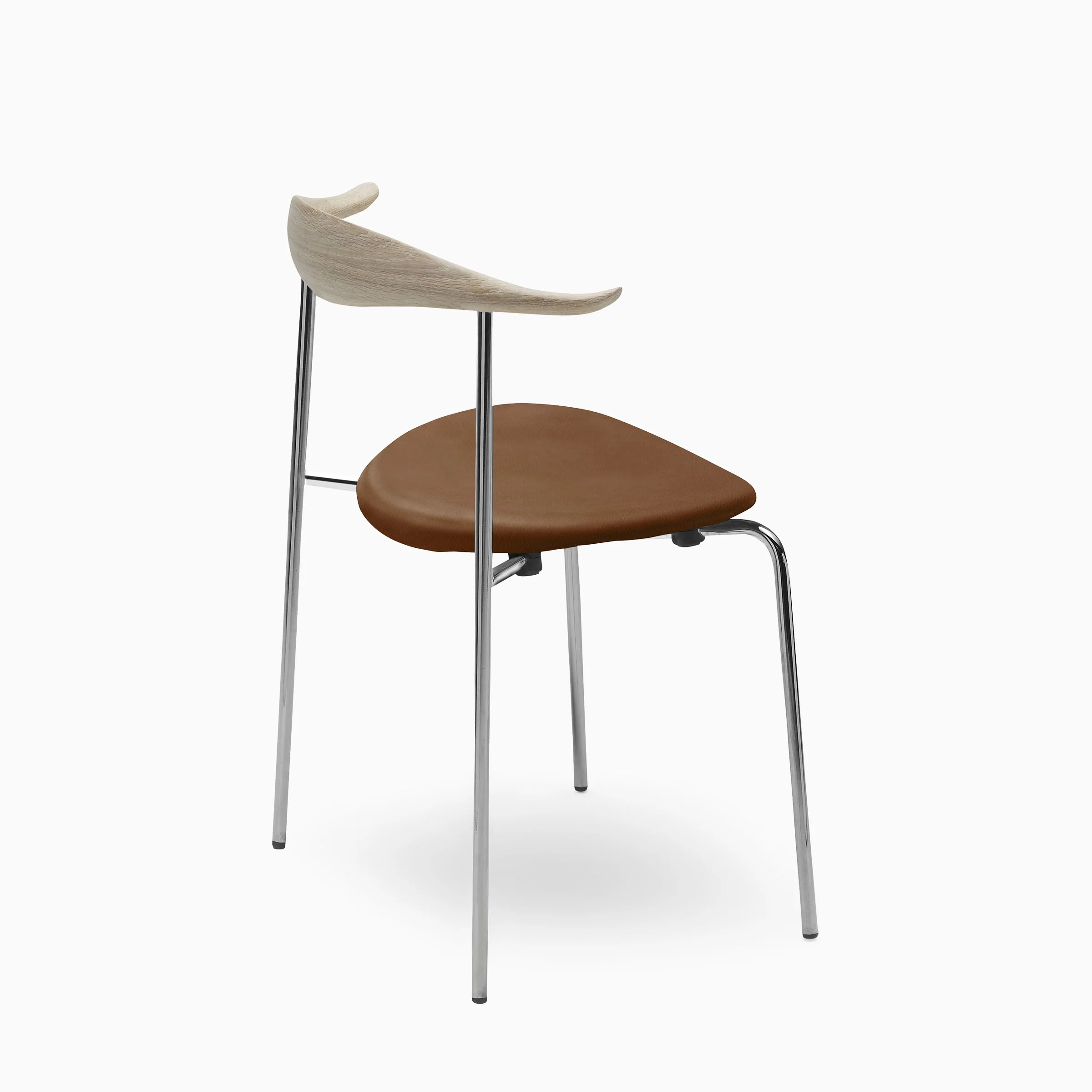 Carl Hansen & Søn CH88P Chair - Stainless Steel Frame - Image 4