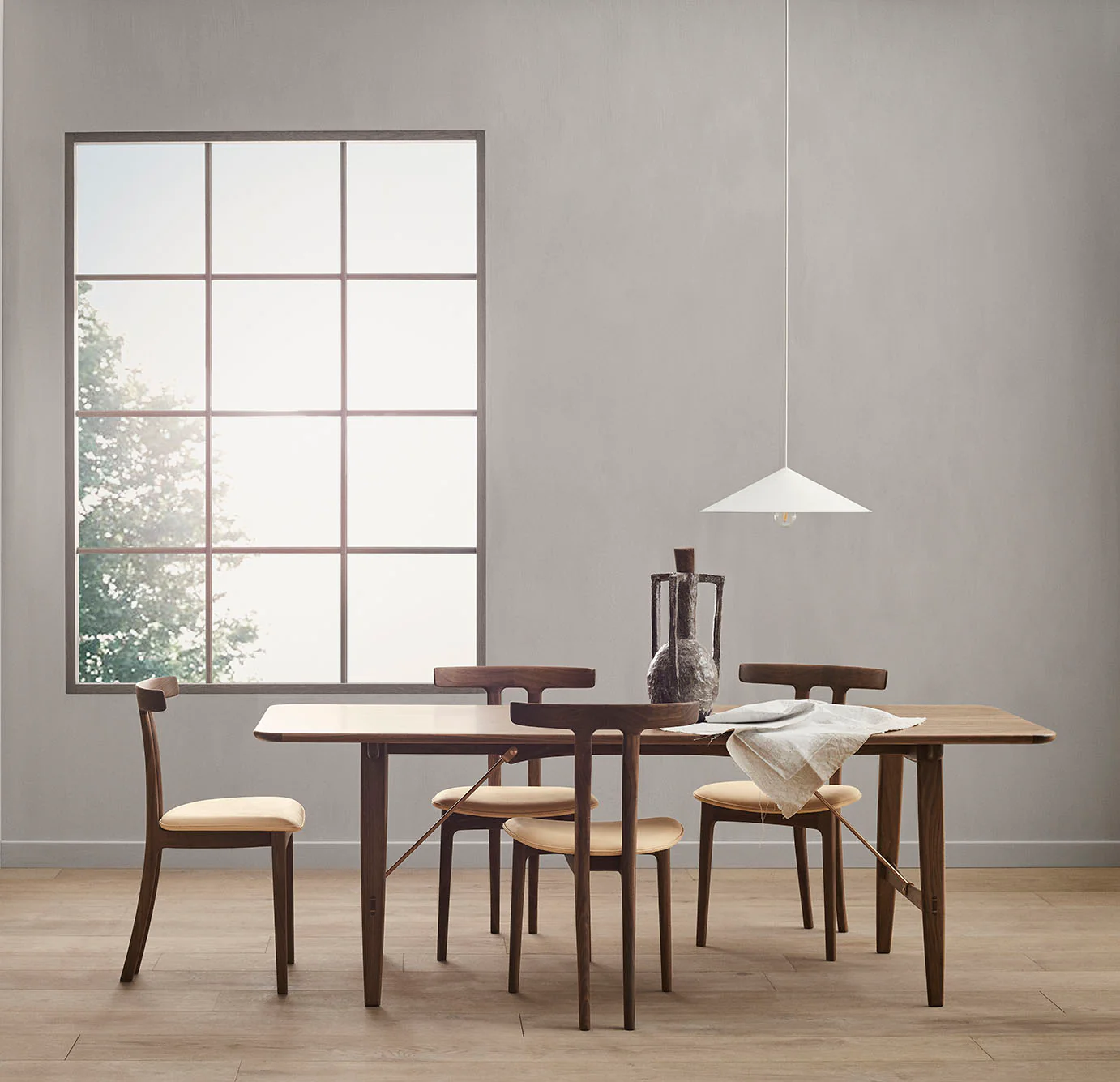 Carl Hansen & Søn OW58 T-Chair Walnut - Image 4
