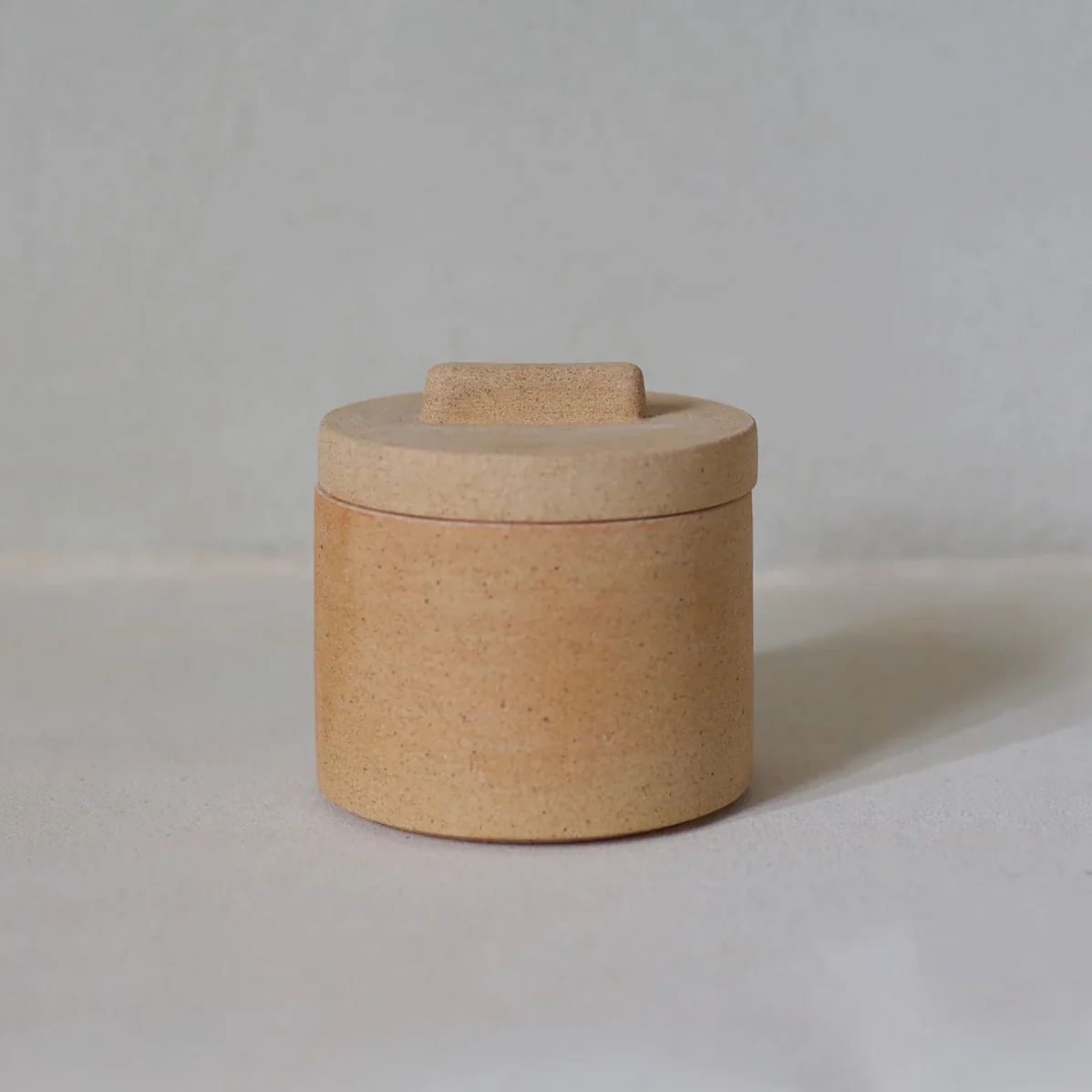 Cisco & the Sun Ketut Ceramic Storage Jar Medium - Natural Earth + Moss Green - Image 2