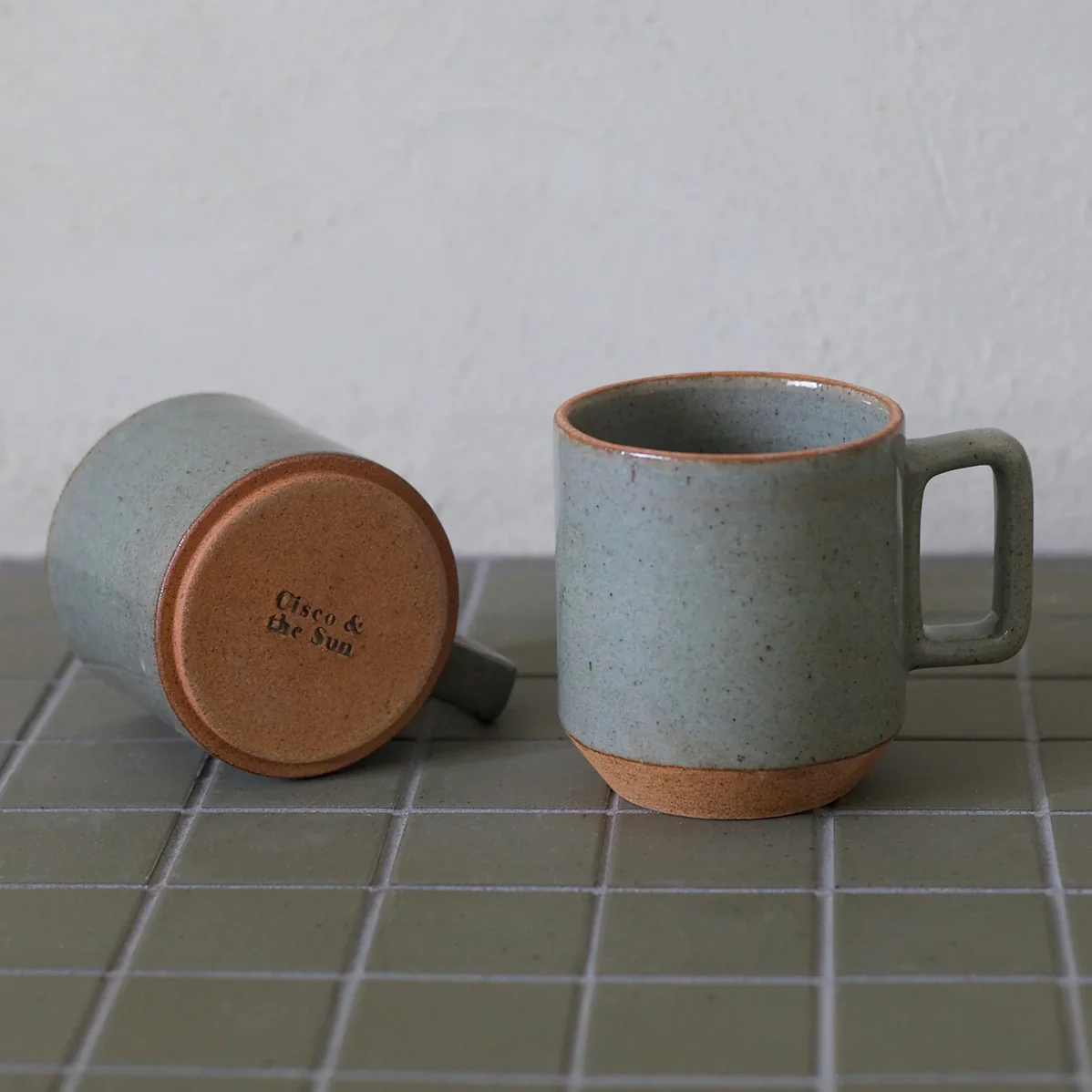 Cisco & the Sun Susu Ceramic Tea and Coffee Cup Oversized - Dove Green - Image 3
