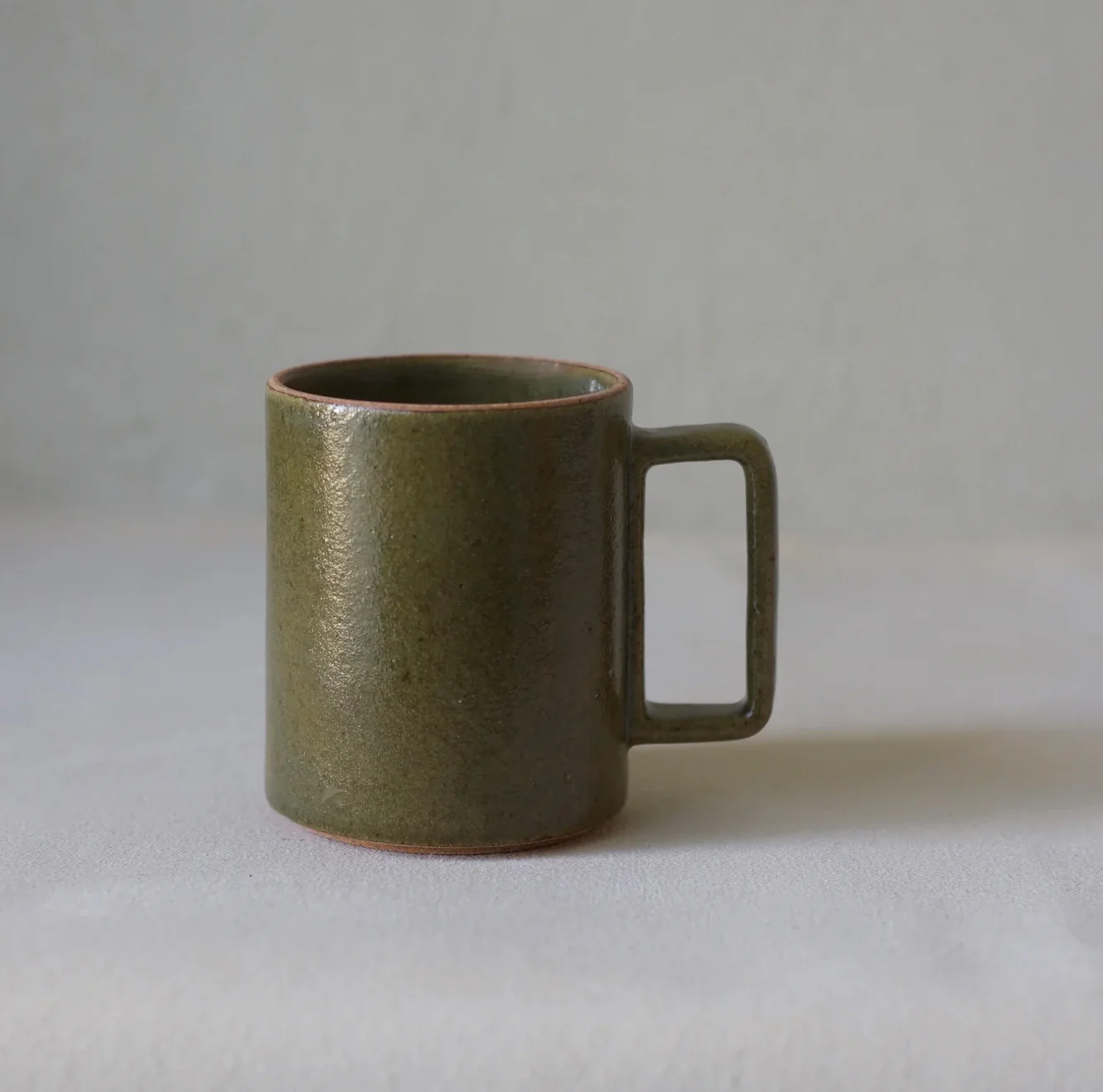 Cisco & the Sun Ibu Large Ceramic Coffee & Tea Mug - Moss Green - Image 2