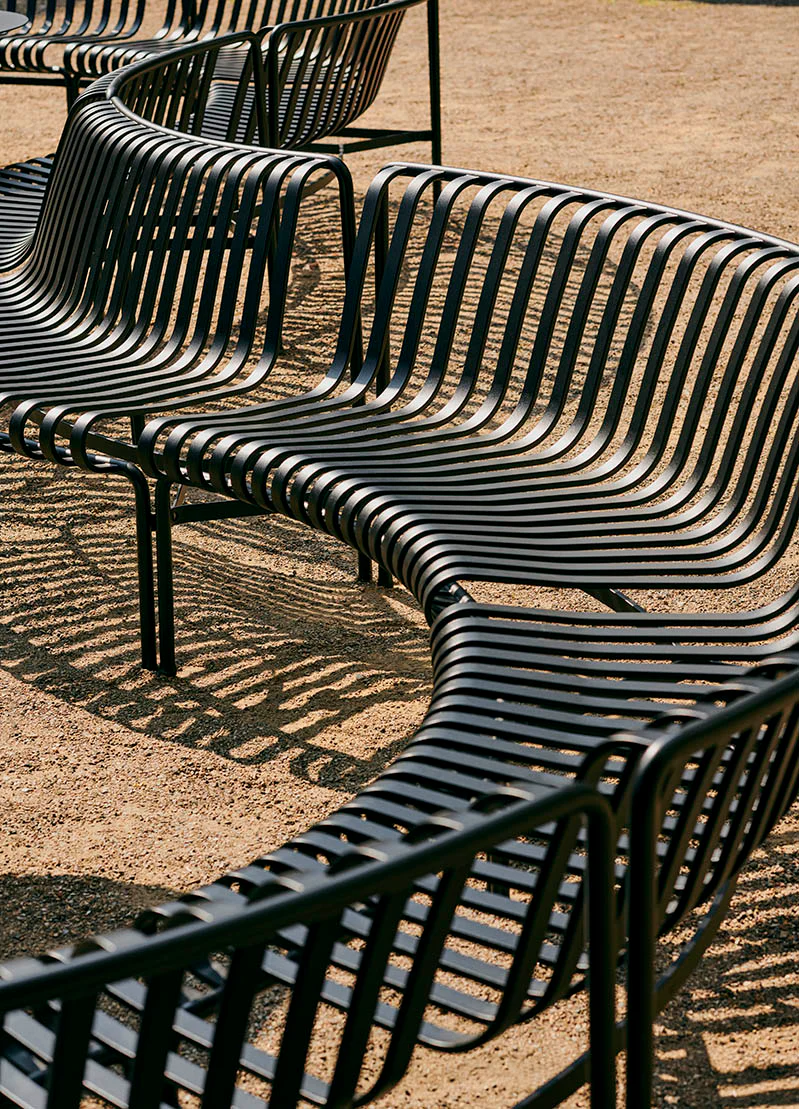 HAY Palissade Park Dining Bench Out - Image 3