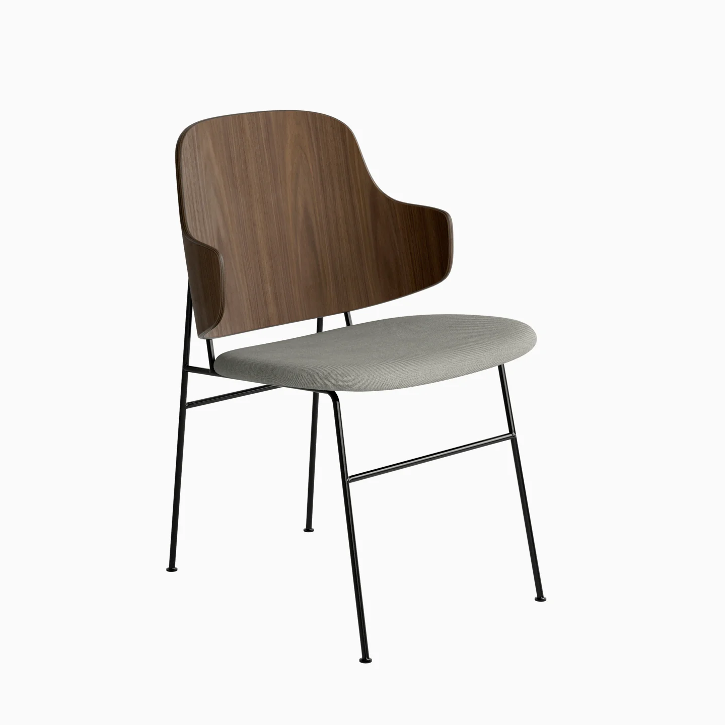 Audo Copenhagen Penguin Dining Chair - Walnut - Image 4