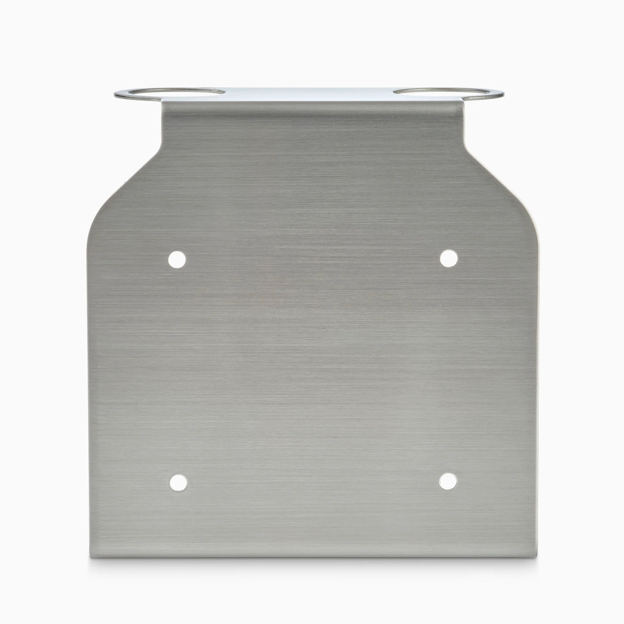 Designstuff Dual Soap Dispenser Holder - Brushed Steel - Image 4