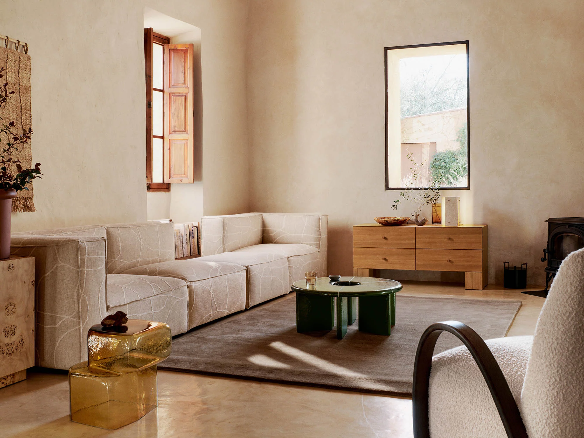 Ferm Living Deya Coffee Table - Dark Green - Image 3