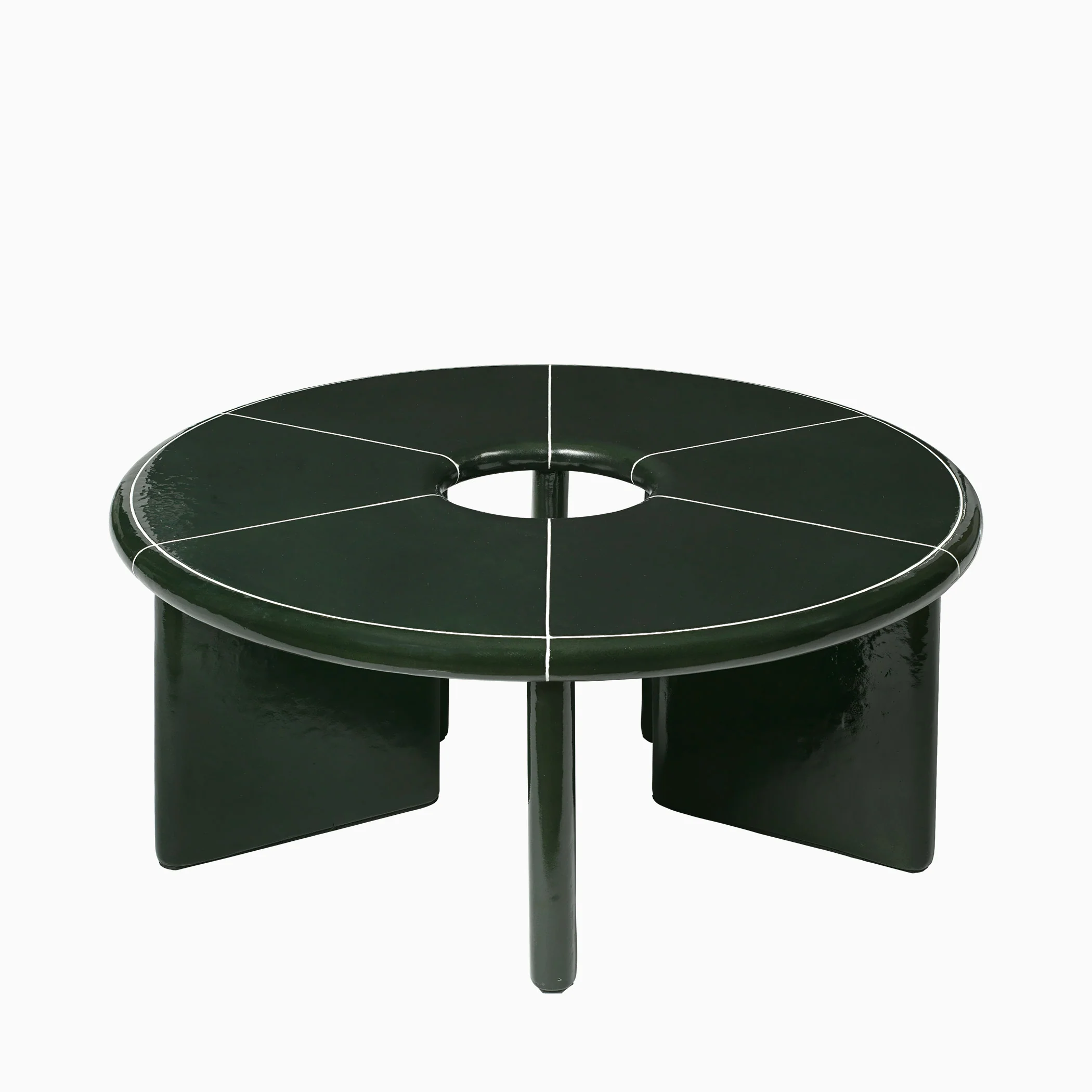 Ferm Living Deya Coffee Table - Dark Green - Image 6