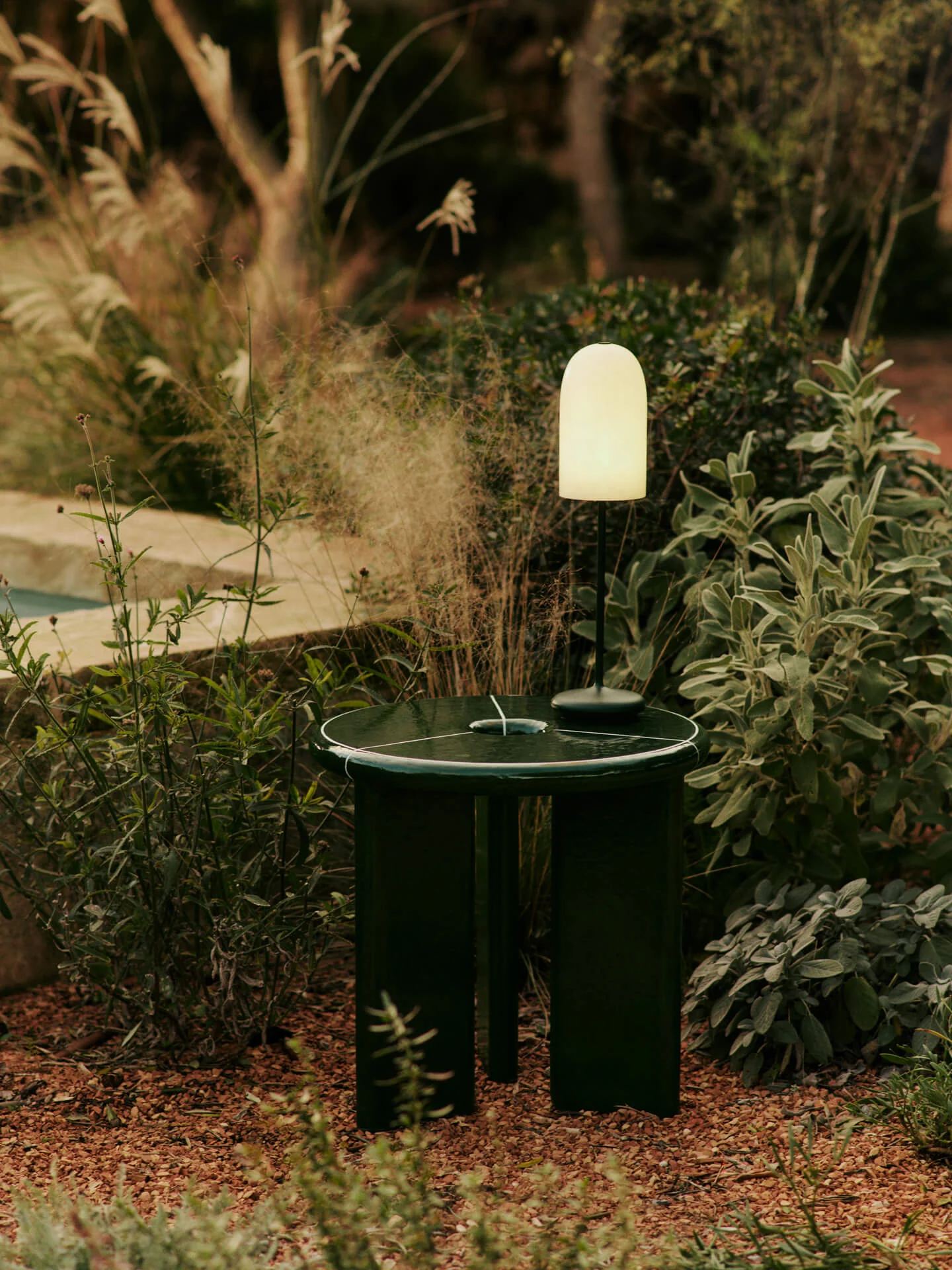 Ferm Living Deya Side Table - Dark Green - Image 5