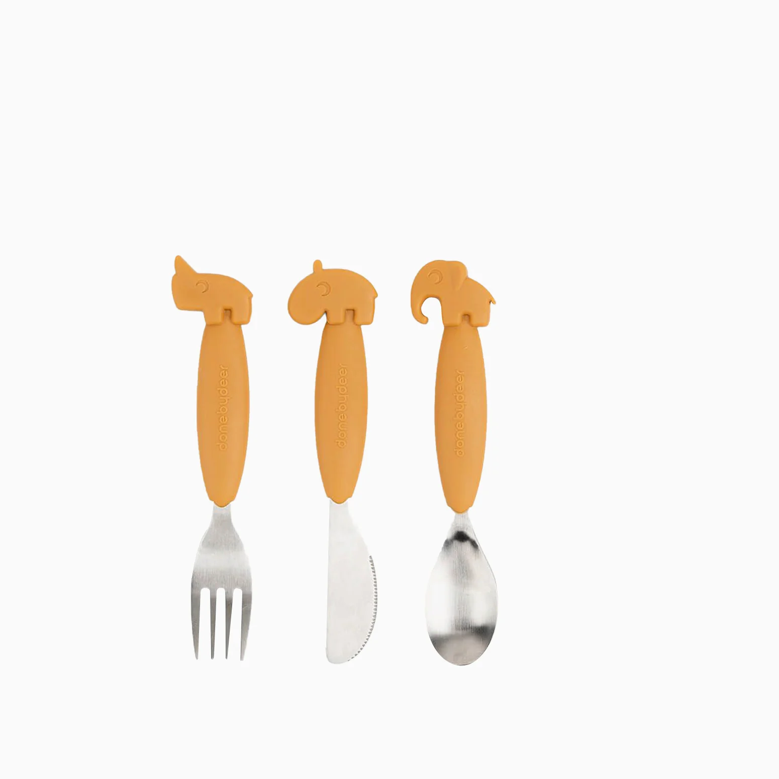 Done by Deer Yummy Plus Easy Grip Cutlery (Multiple Colours) - Image 3
