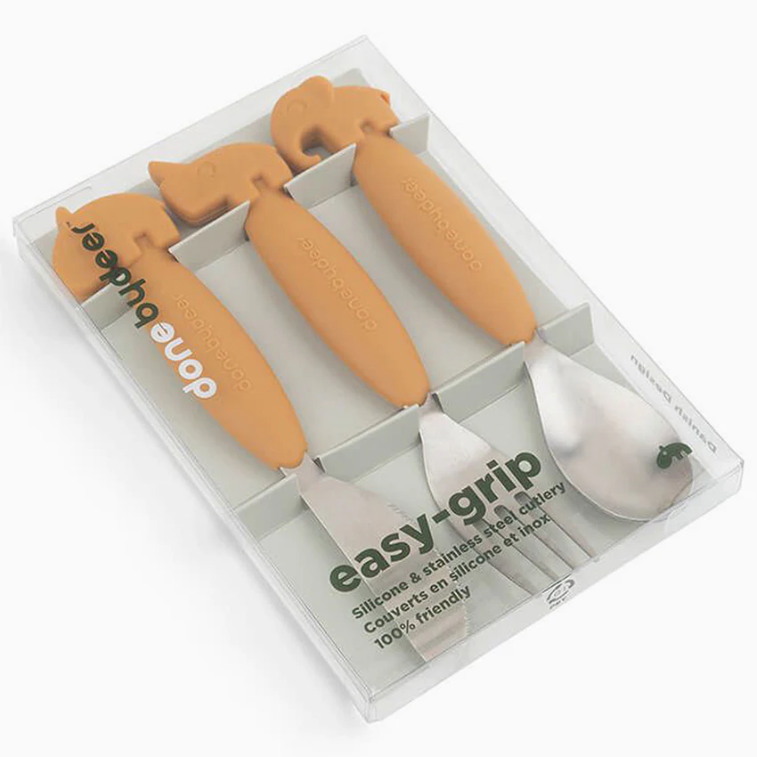 Done by Deer Yummy Plus Easy Grip Cutlery (Multiple Colours) - Image 4