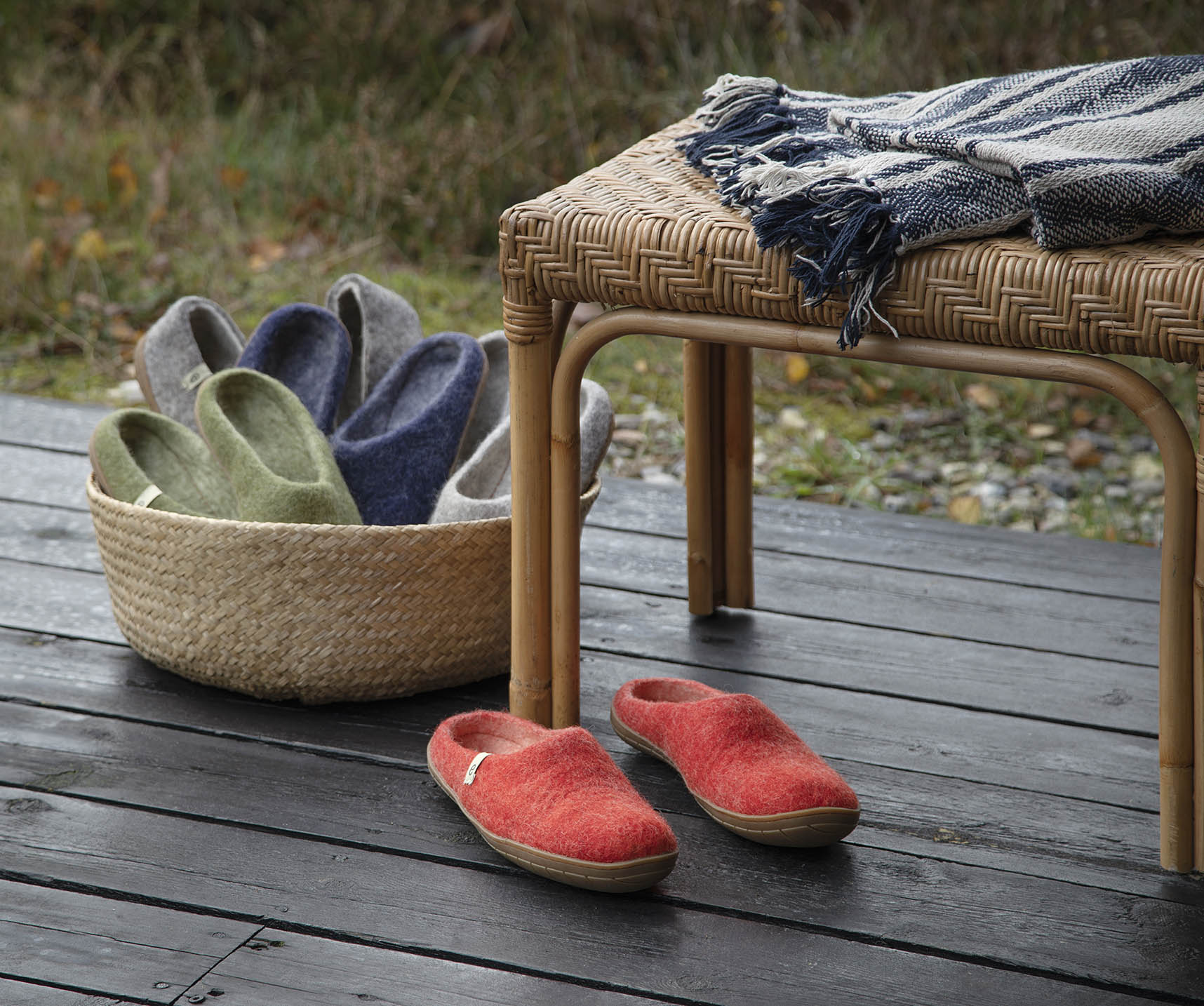 Egos Copenhagen Slipper - Blue - Image 2