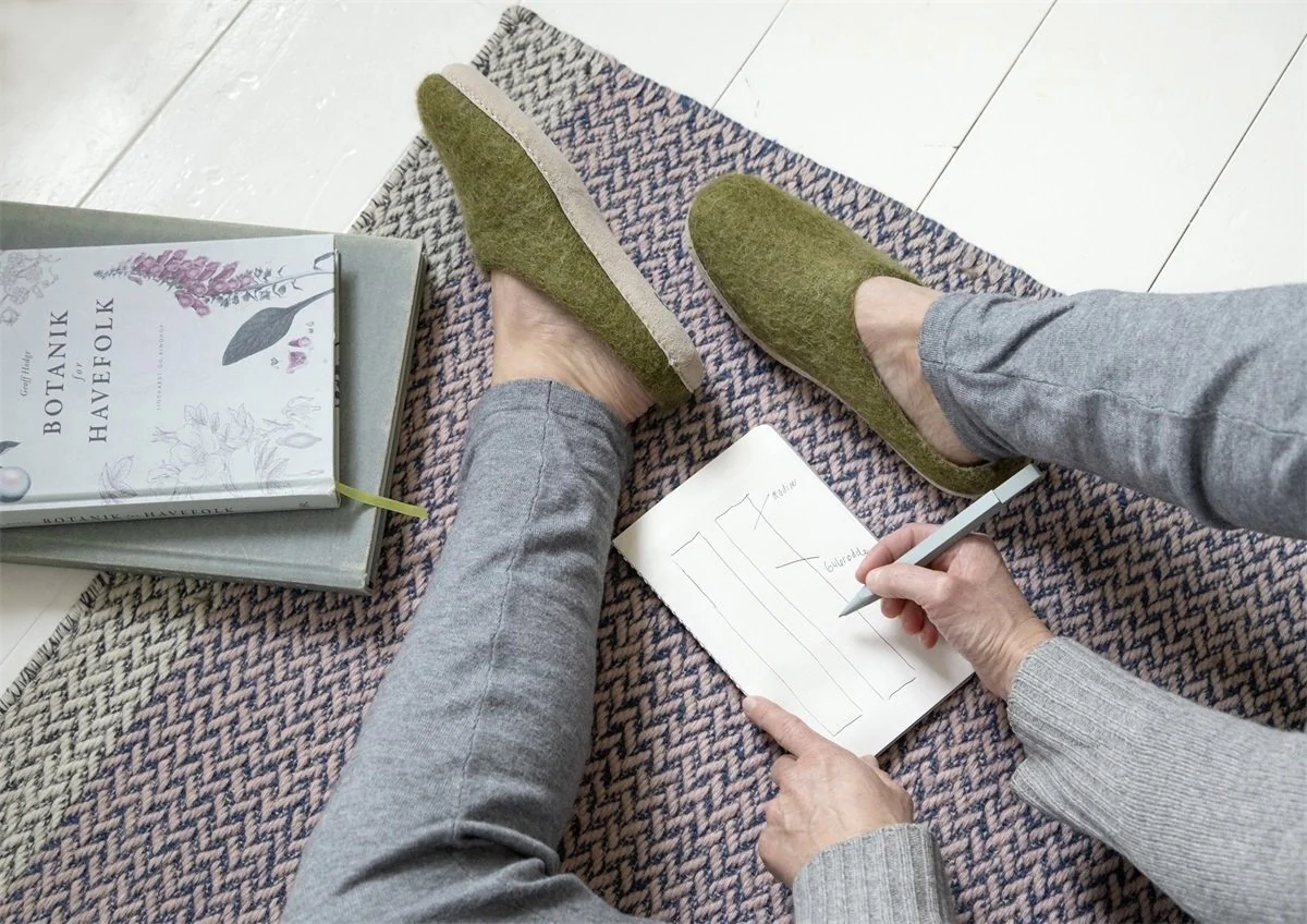 Egos Copenhagen Slipper - Moss Green - Image 3