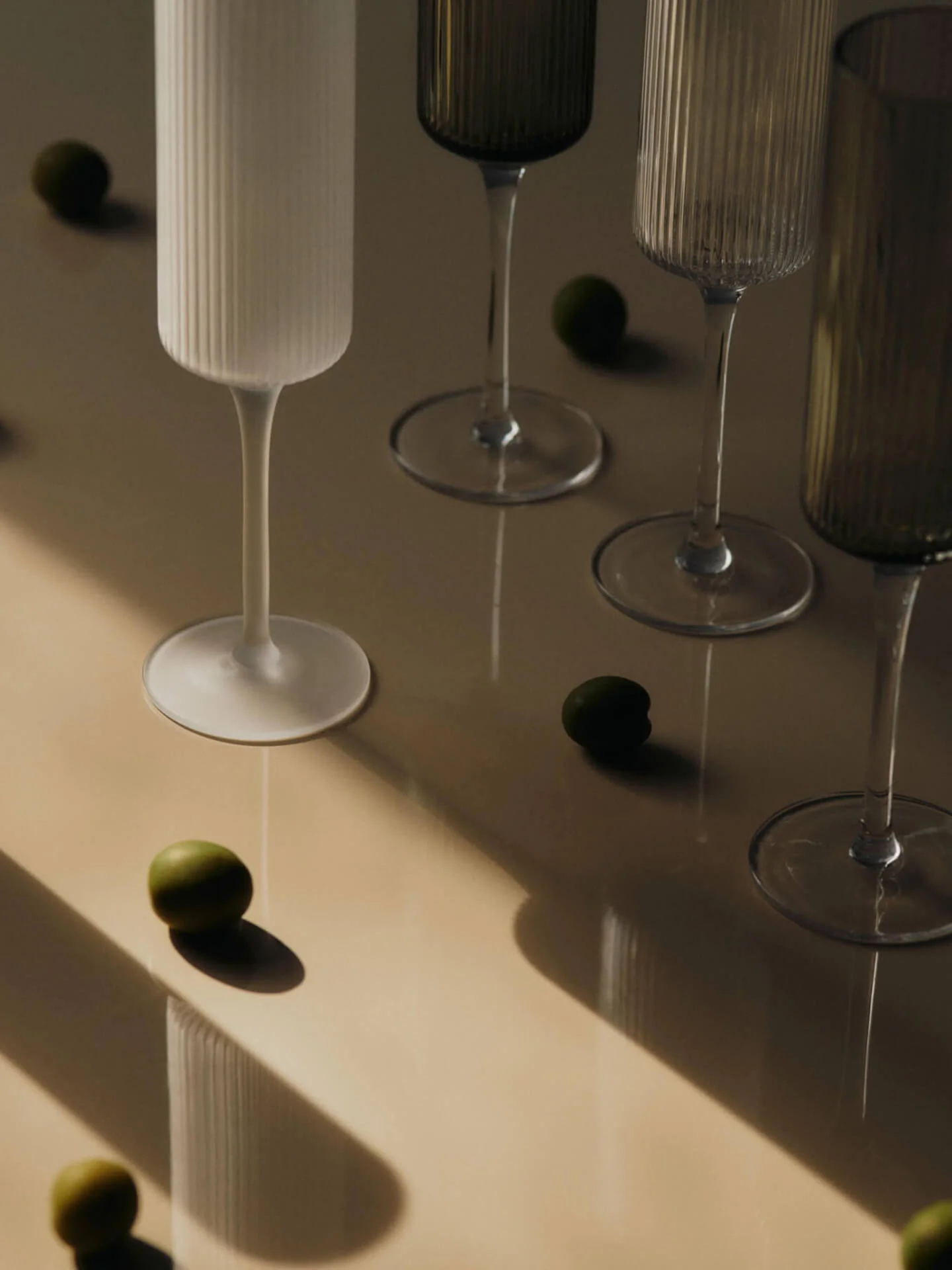 Ferm Living Ripple Champagne Flutes - Set of 2 - Image 3