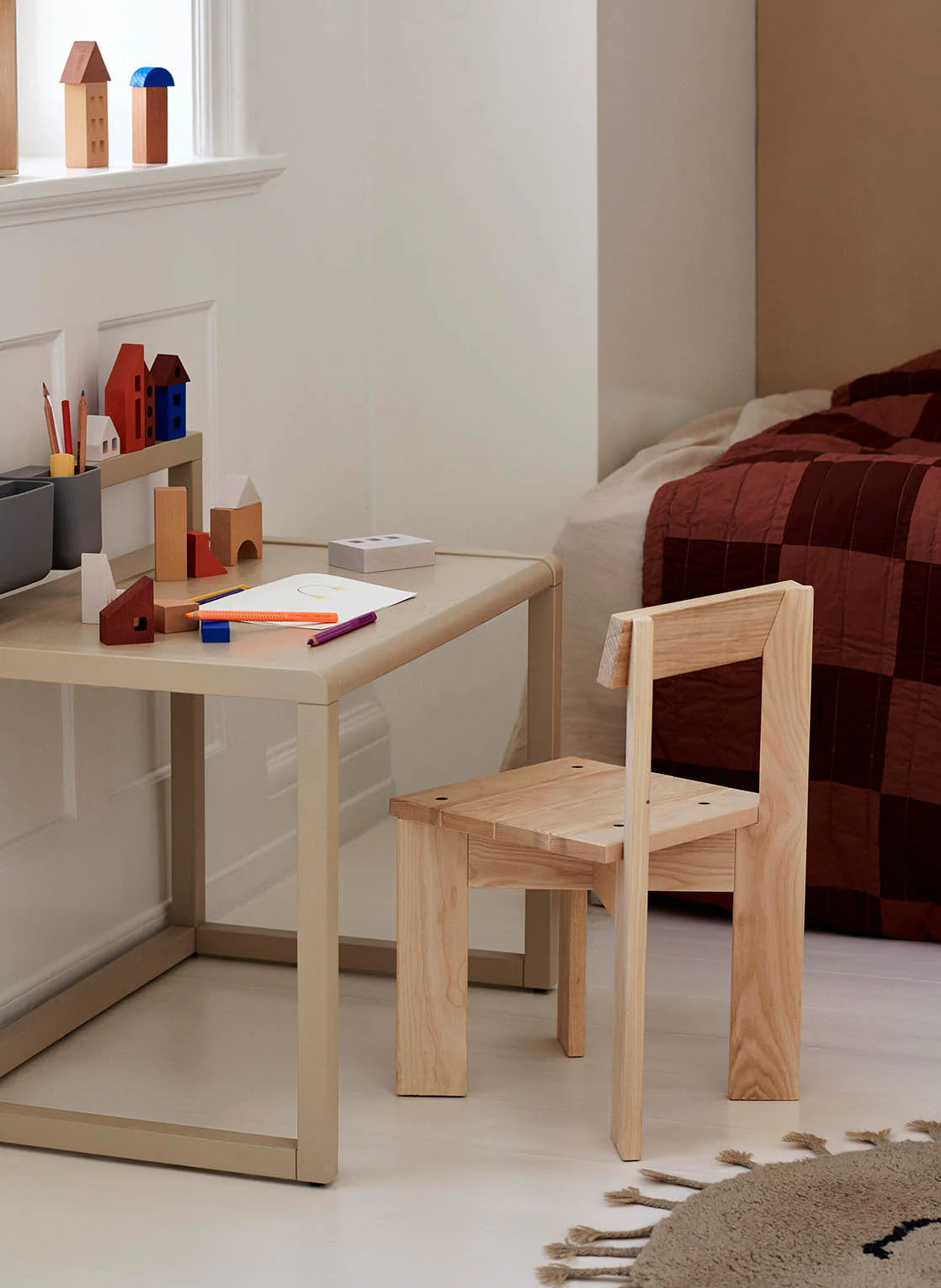 Ferm Living Ark Kids Chair - Ash - Image 2