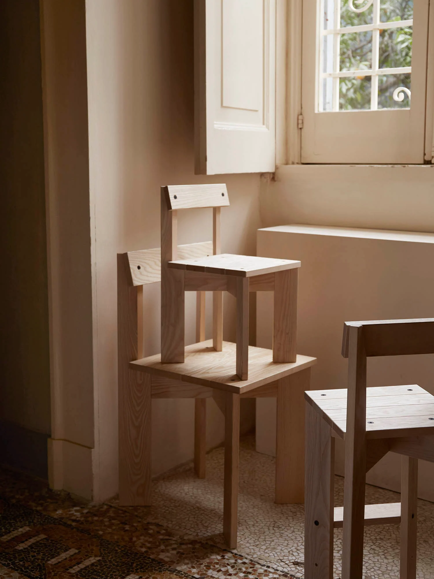 Ferm Living Ark Kids Chair - Ash - Image 5