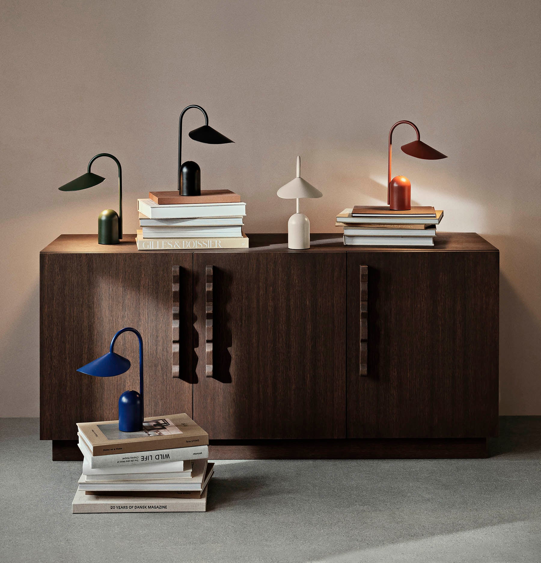 Ferm Living Arum Portable Lamp - Cashmere - Image 7