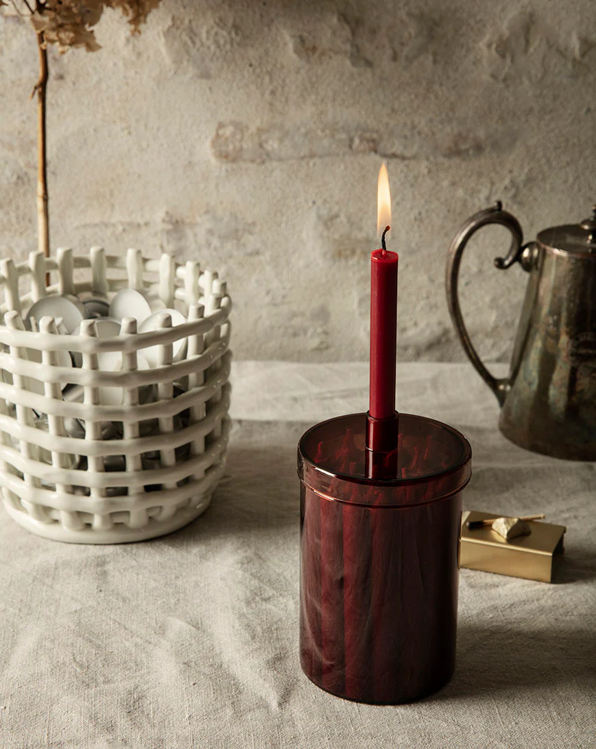 Ferm Living Ceramic Basket Small - Off White - Image 2