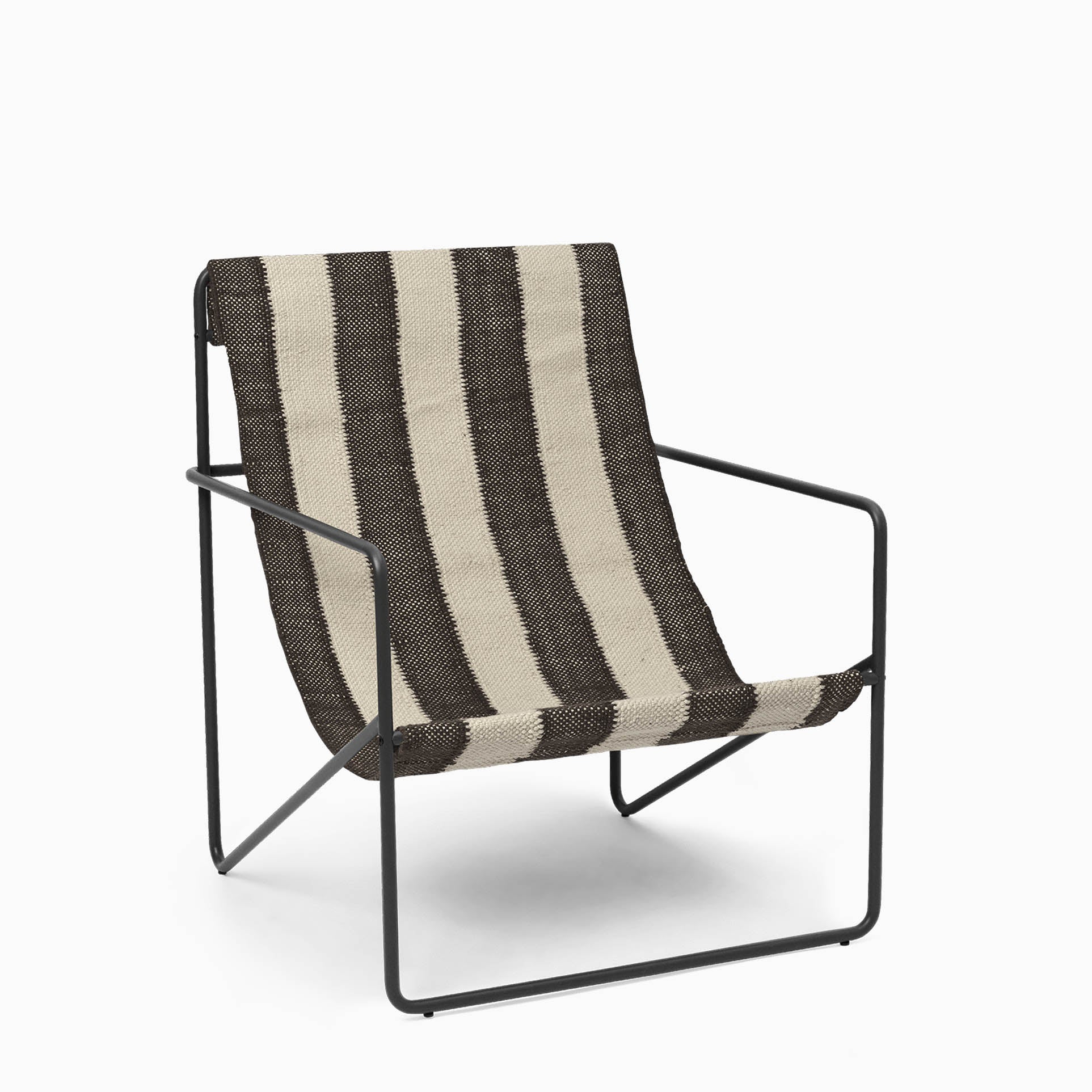 Ferm Living Desert Chair - Off-White/Chocolate - Image 3