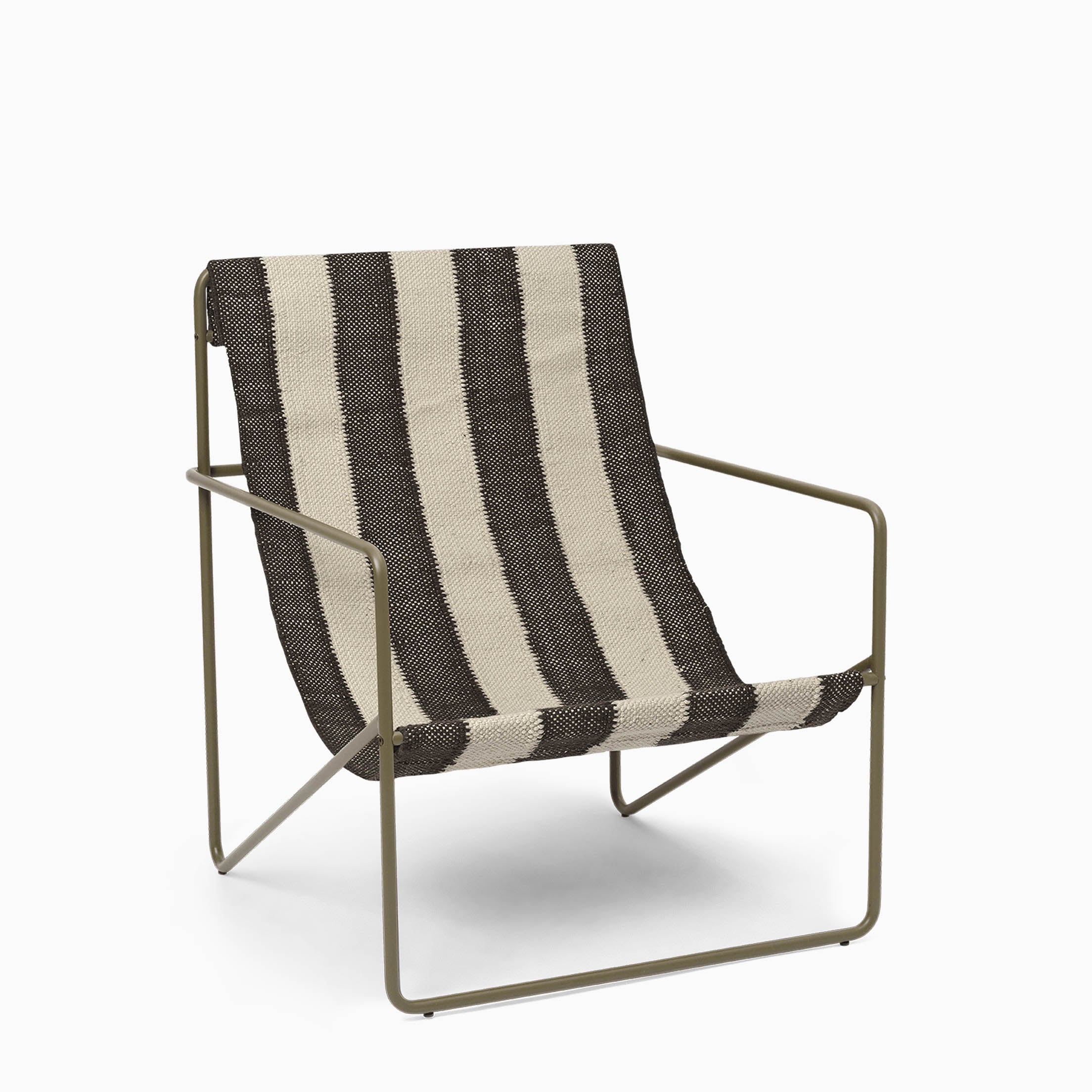 Ferm Living Desert Chair - Off-White/Chocolate - Image 4