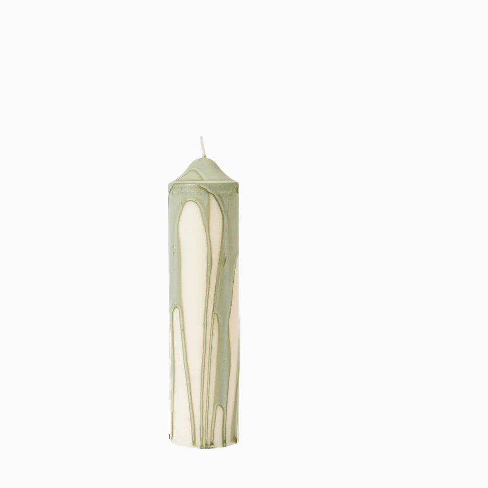 Ferm Living Dryp Pillar Candle - Small (H20) - Image 4