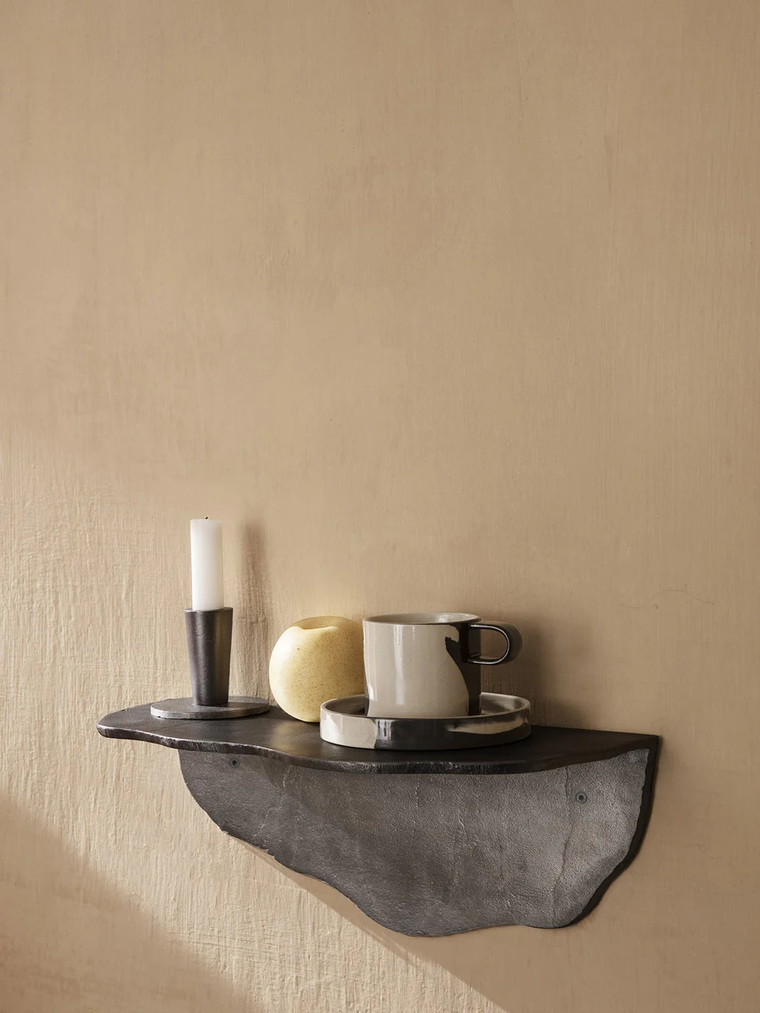 Ferm Living Fracture Shelf Blackened Aluminium - Image 2