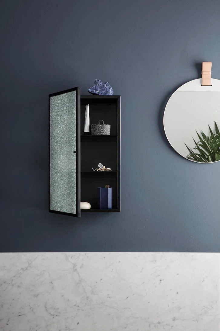 Ferm Living Haze Wall Cabinet Wired Glass - Black - Image 3