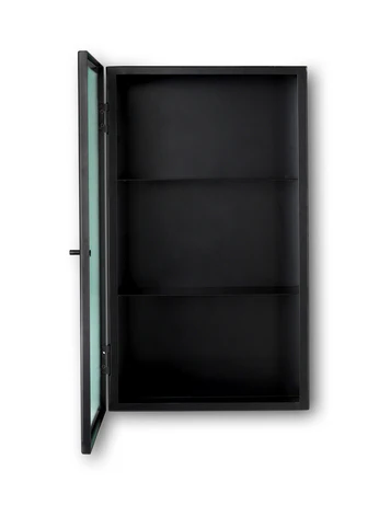 Ferm Living Haze Wall Cabinet Reeded Glass - Black - Image 3