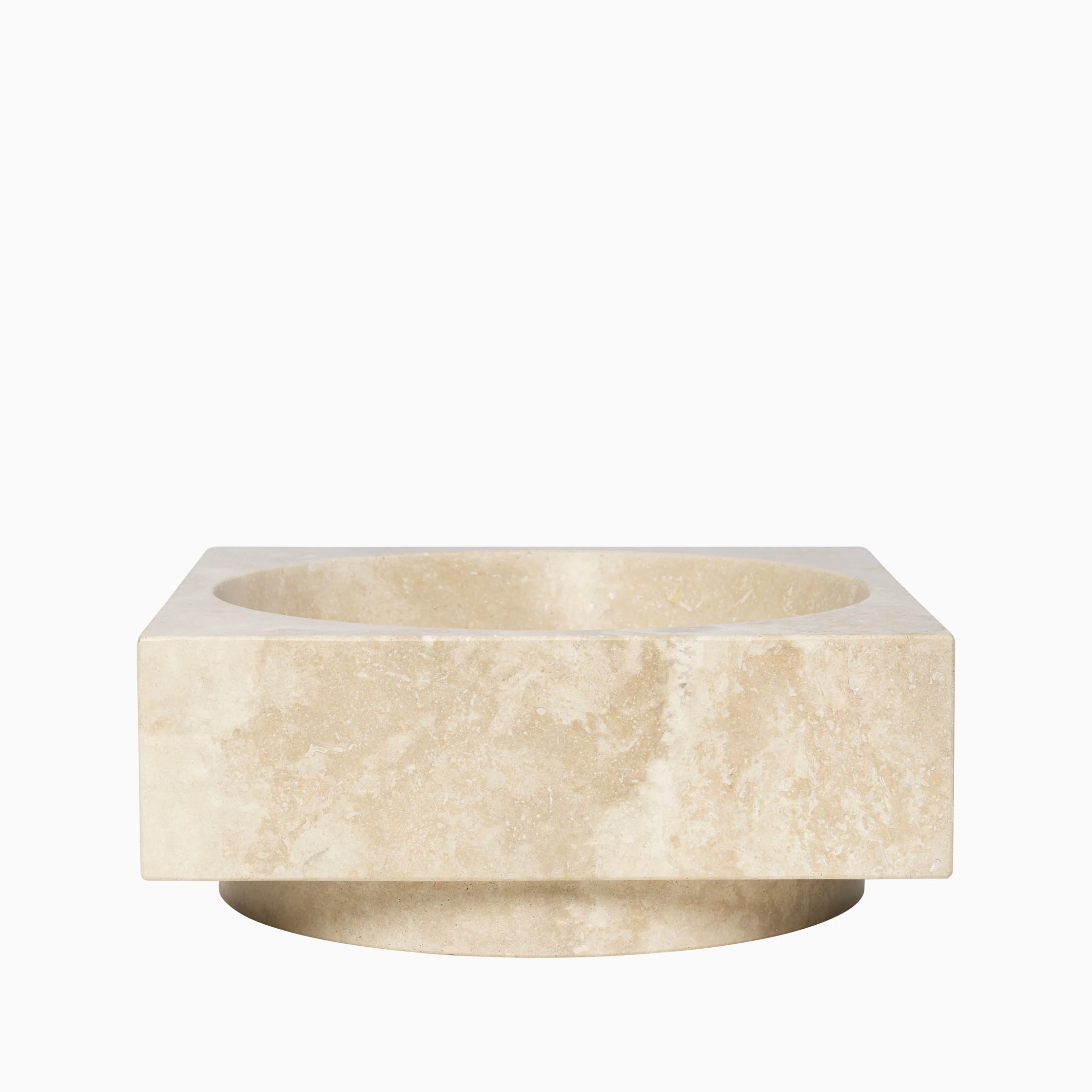 Ferm Living Hew High Centrepiece - Travertine
