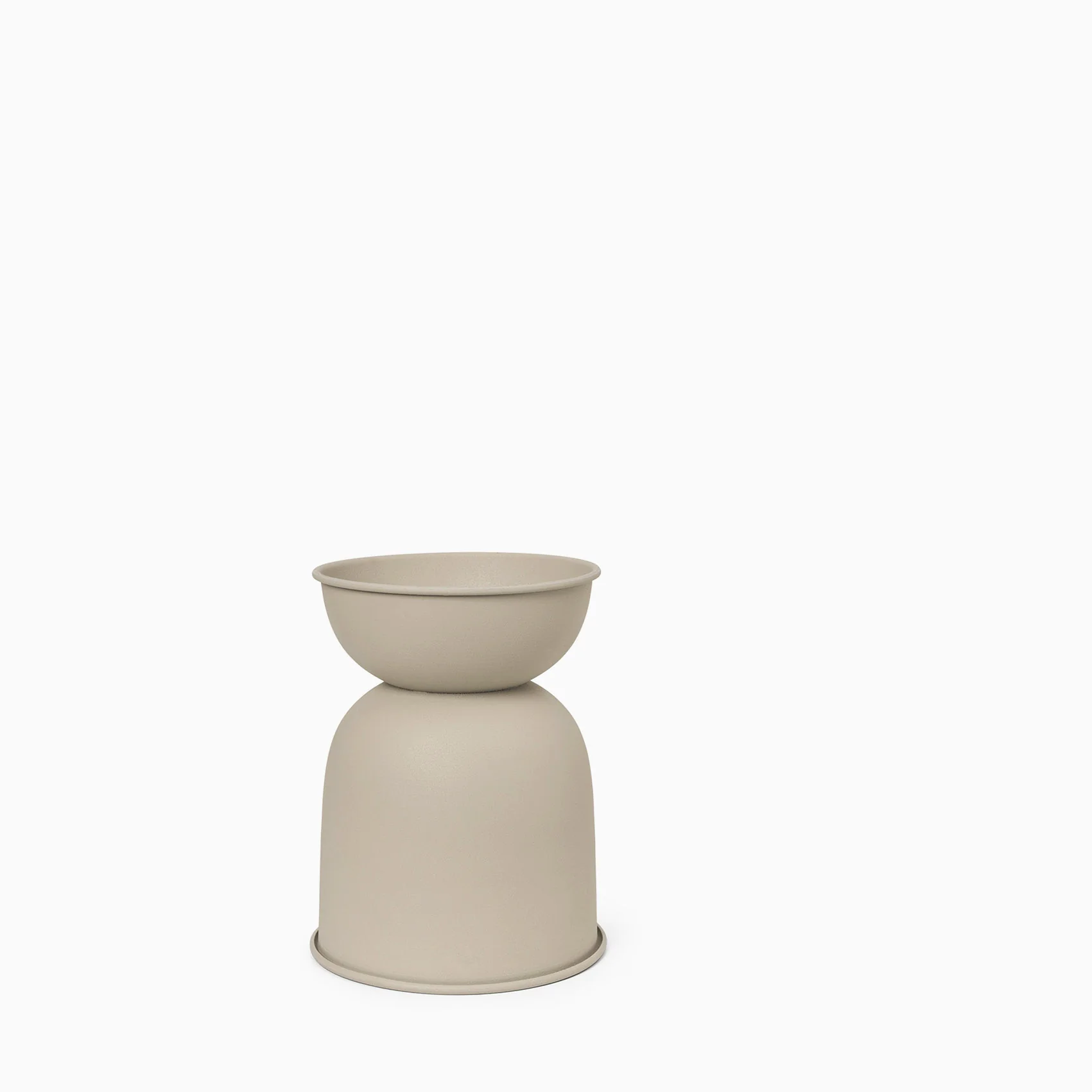 Ferm Living Hourglass Pot Extra Small - Cashmere - Image 2