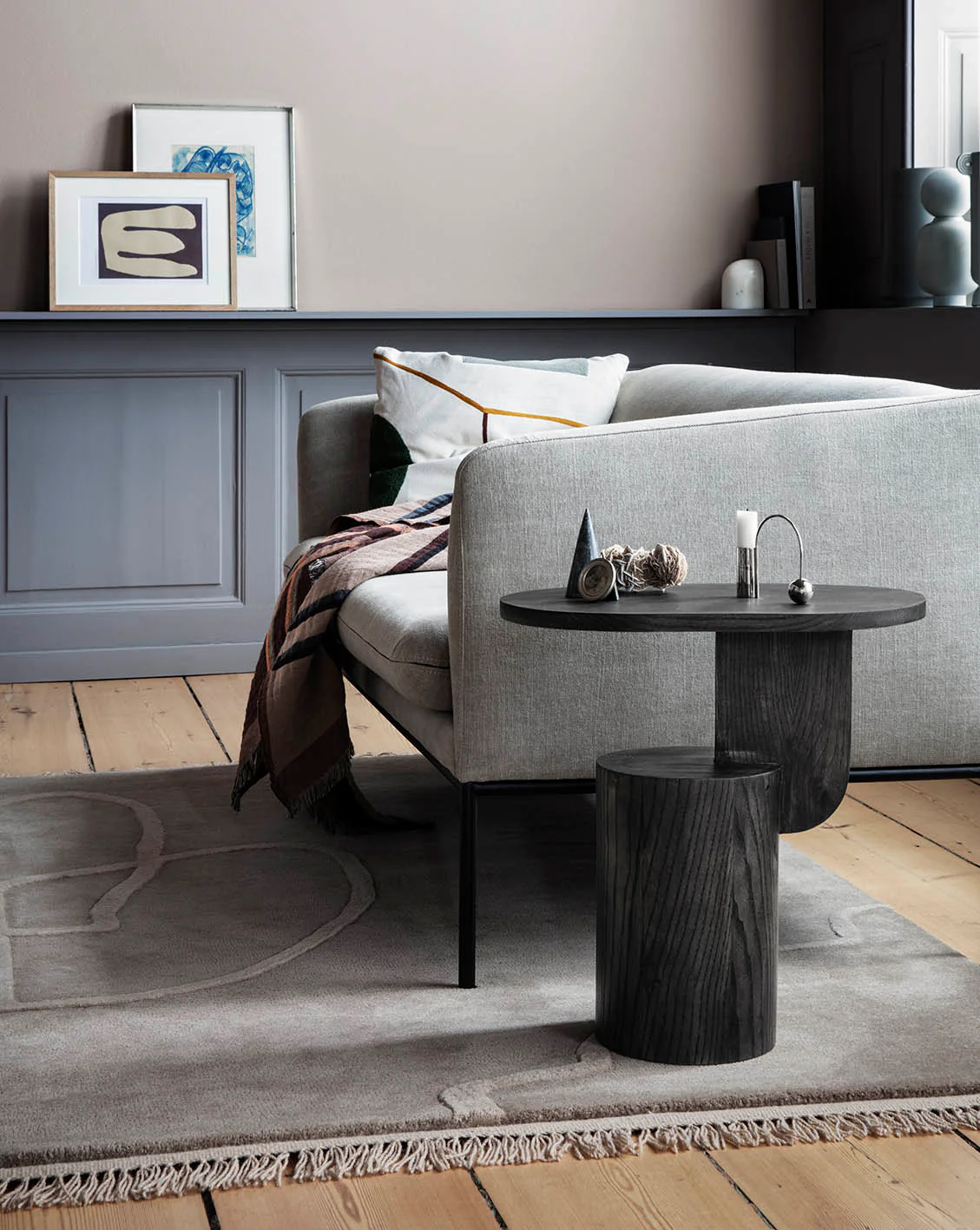 Ferm Living Insert Side Table - Black Stained - Image 2