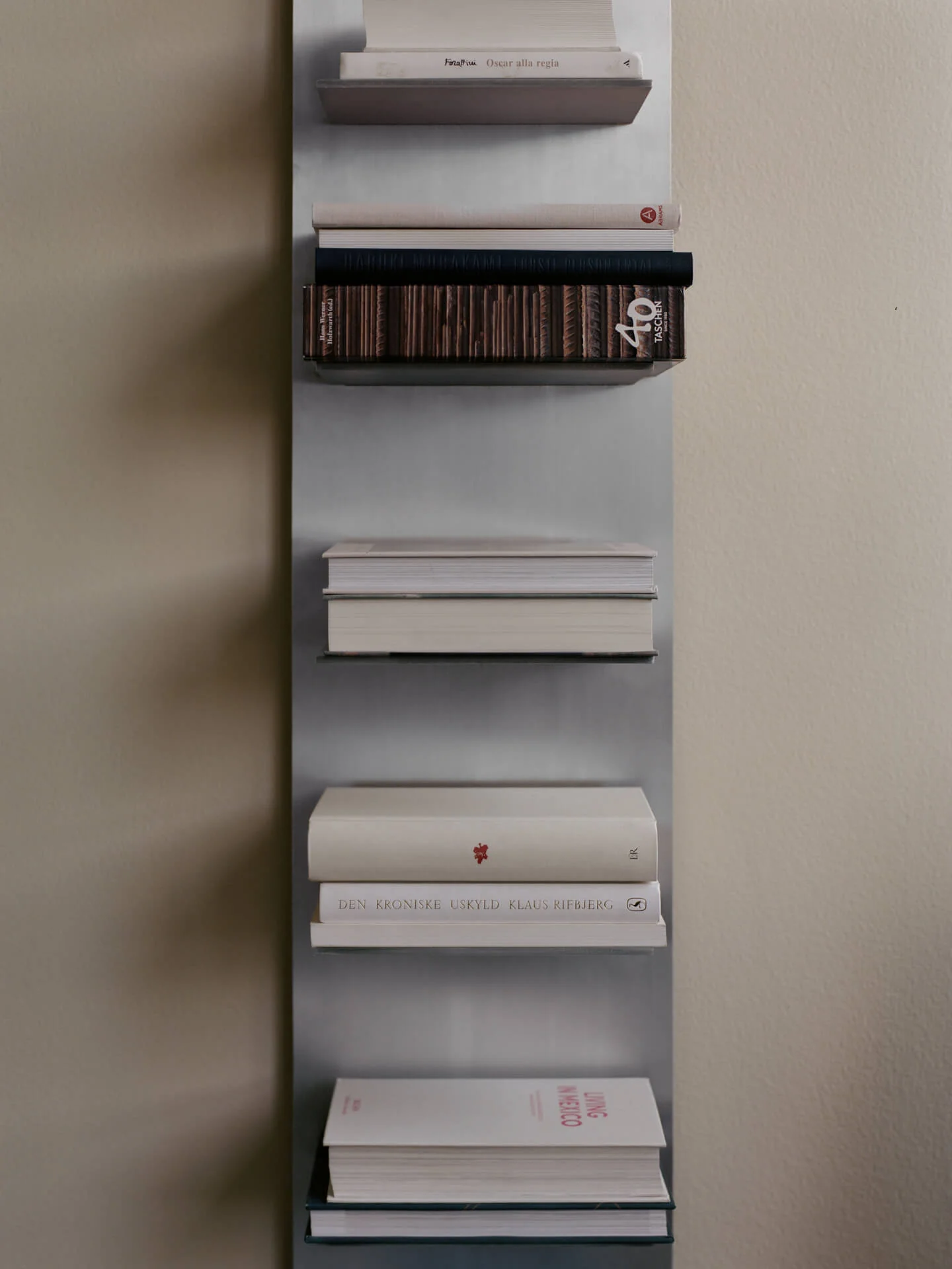 Ferm Living Lager Tall Wall Shelf Brushed Aluminium - Image 3