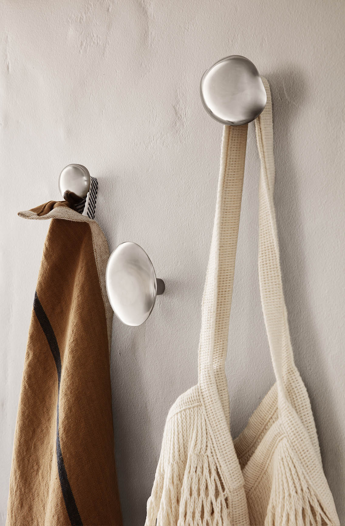 Ferm Living Lemon Hook - Brushed Stainless Steel - Image 2