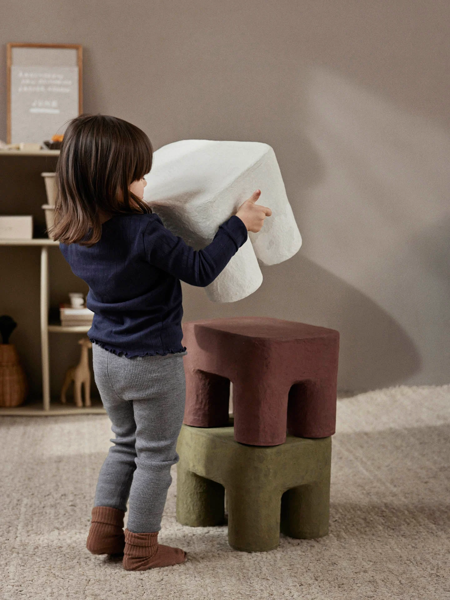 Ferm Living Podo Stool - Rose - Image 3