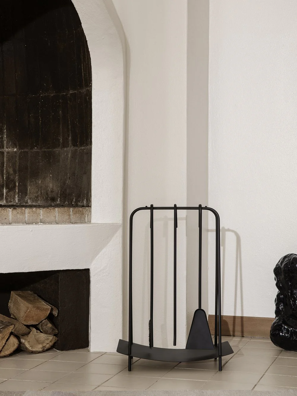 Ferm Living Port Fireplace Tools - Black - Image 2