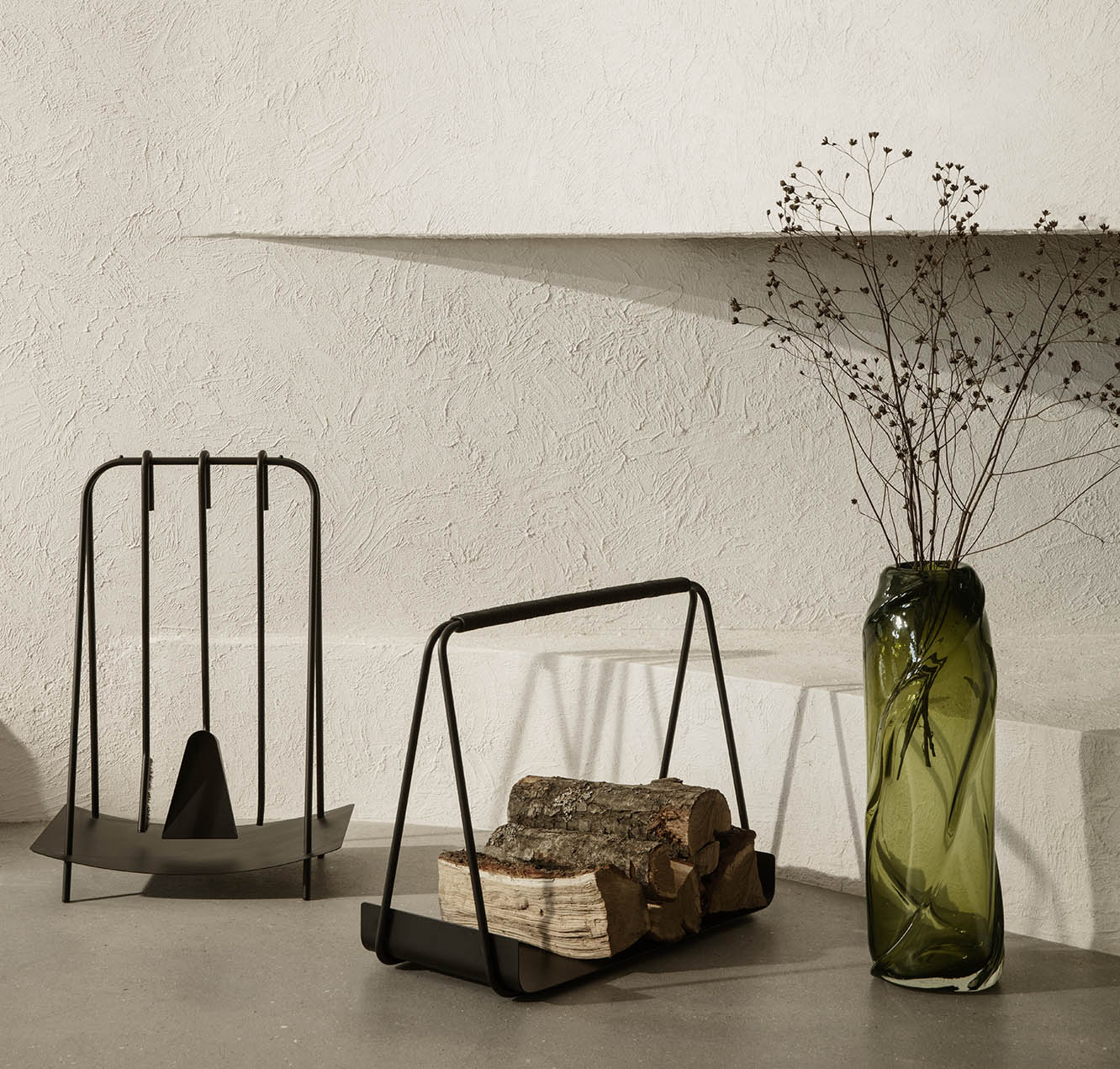 Ferm Living Port Fireplace Tools - Black - Image 3