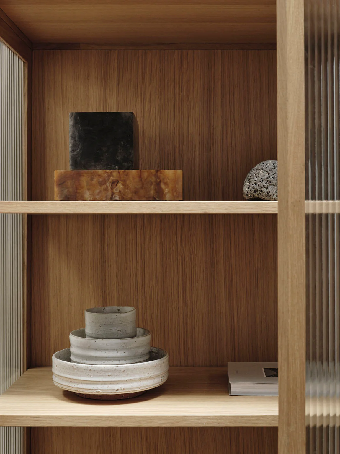 Ferm Living Reed Vitrine - Oak - Image 4