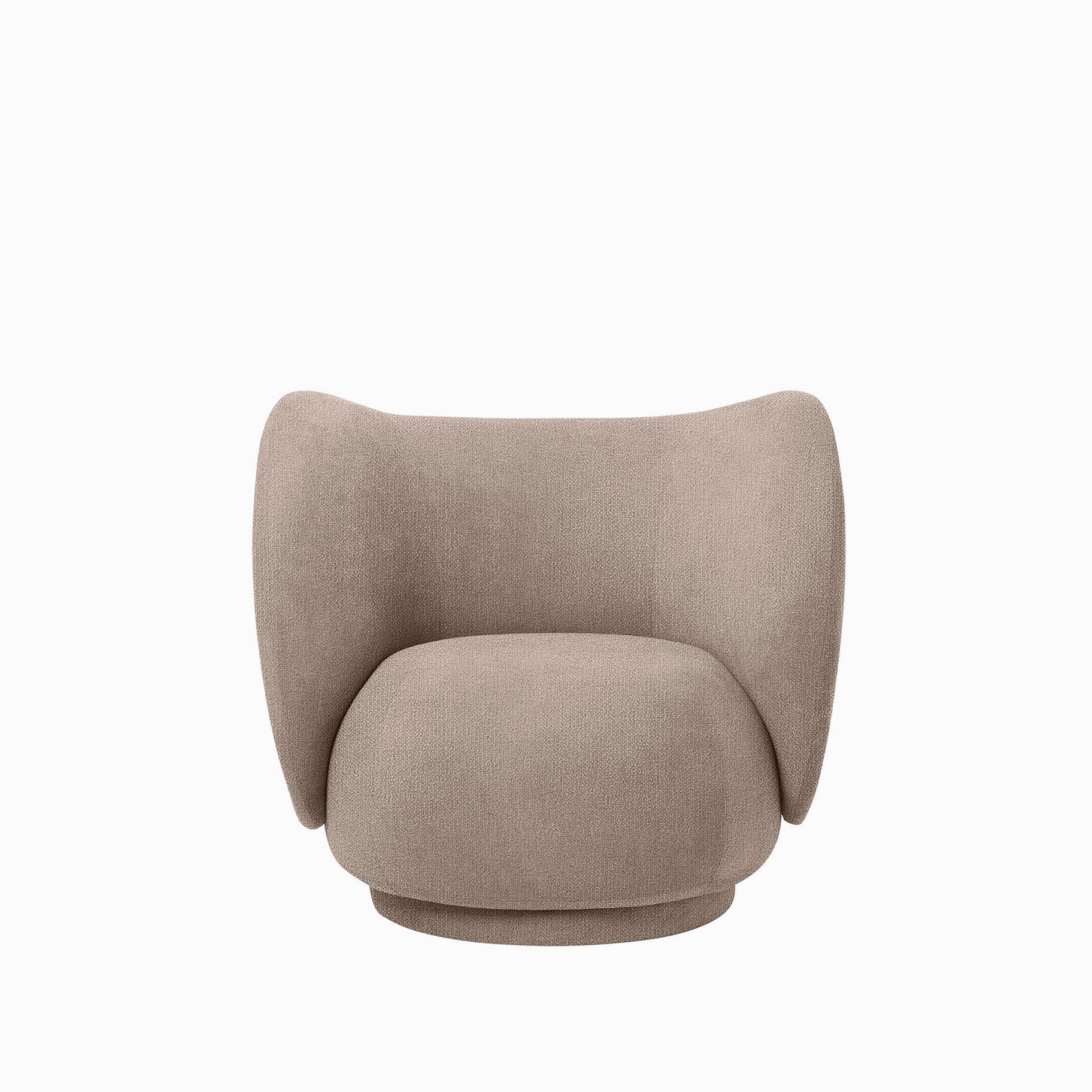 Ferm Living Rico Lounge Chair - Faded Velvet - Image 3