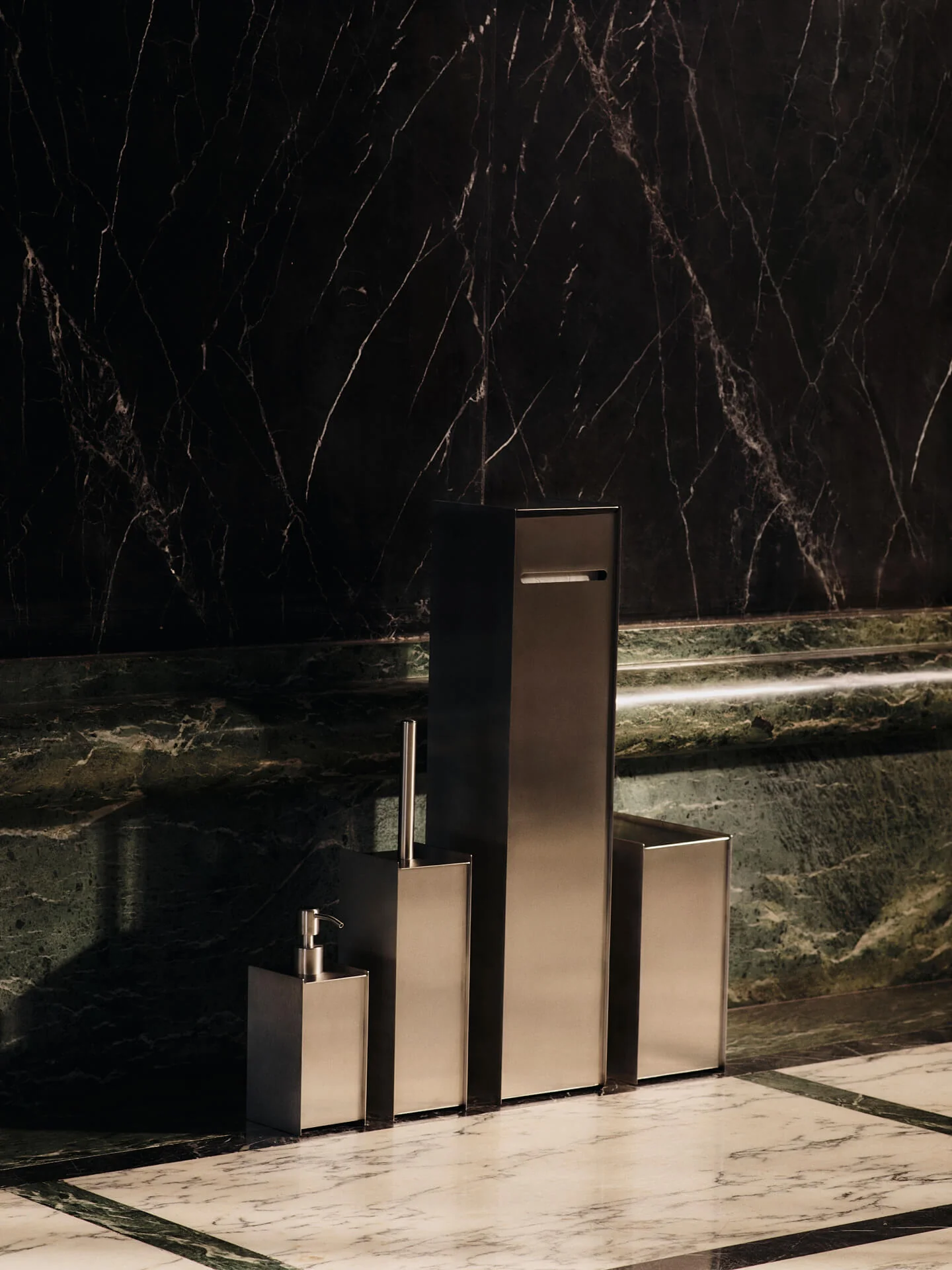 Ferm Living Sama Soap Dispenser - Brushed Stainless Steel - Image 5