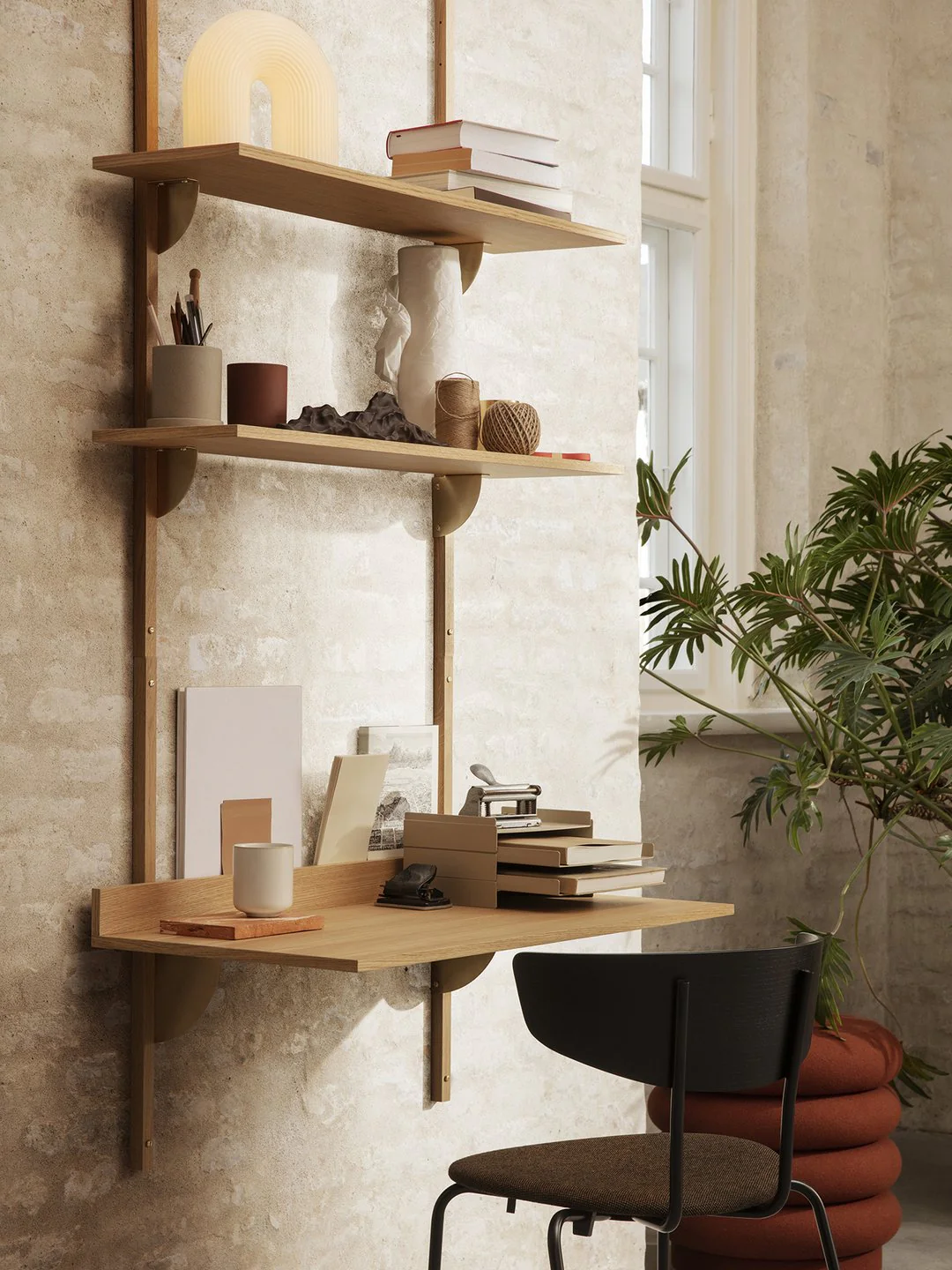 Ferm Living Sector Desk - Oak - Image 2