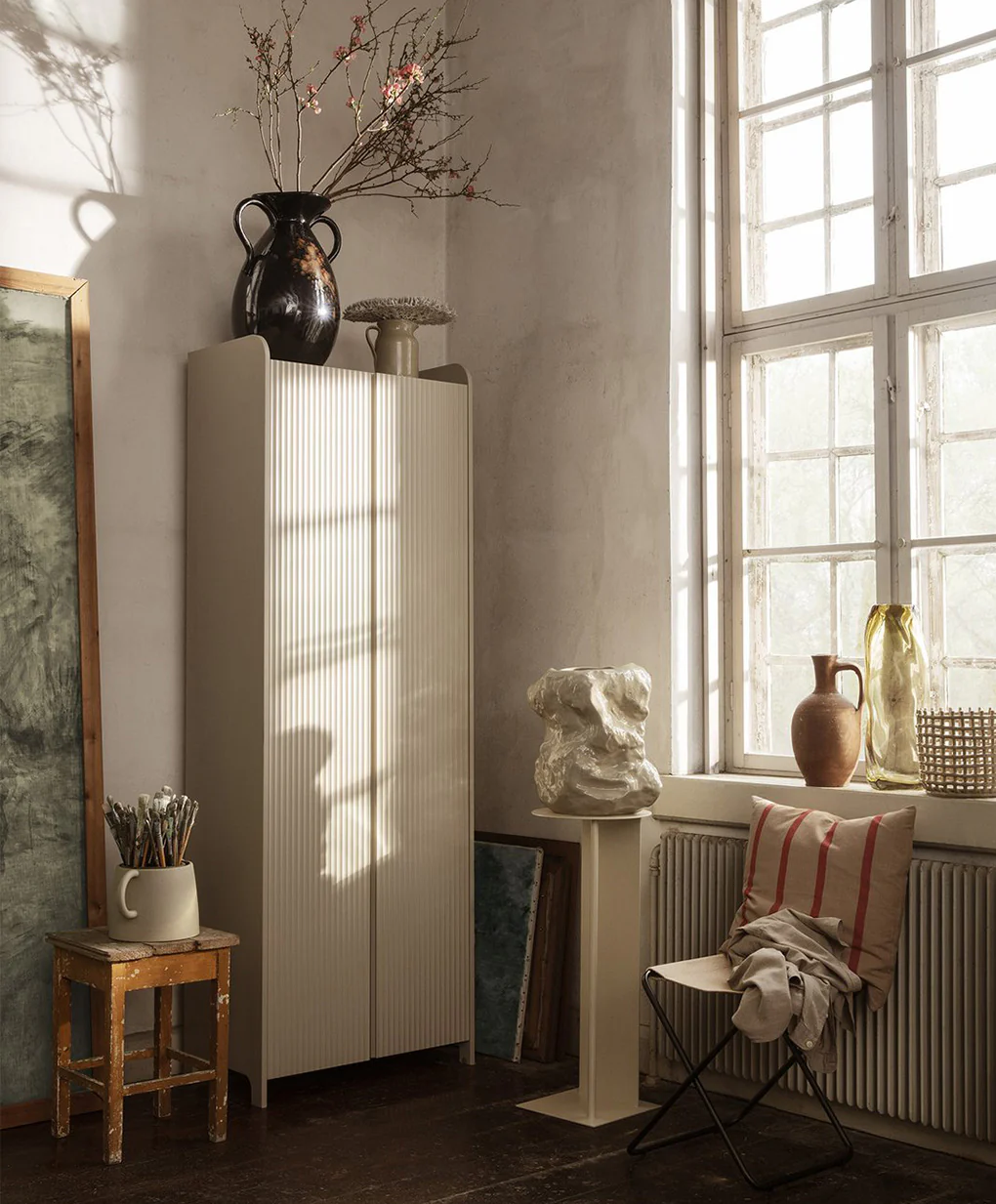 Ferm Living Sill Cupboard High - Cashmere - Image 3