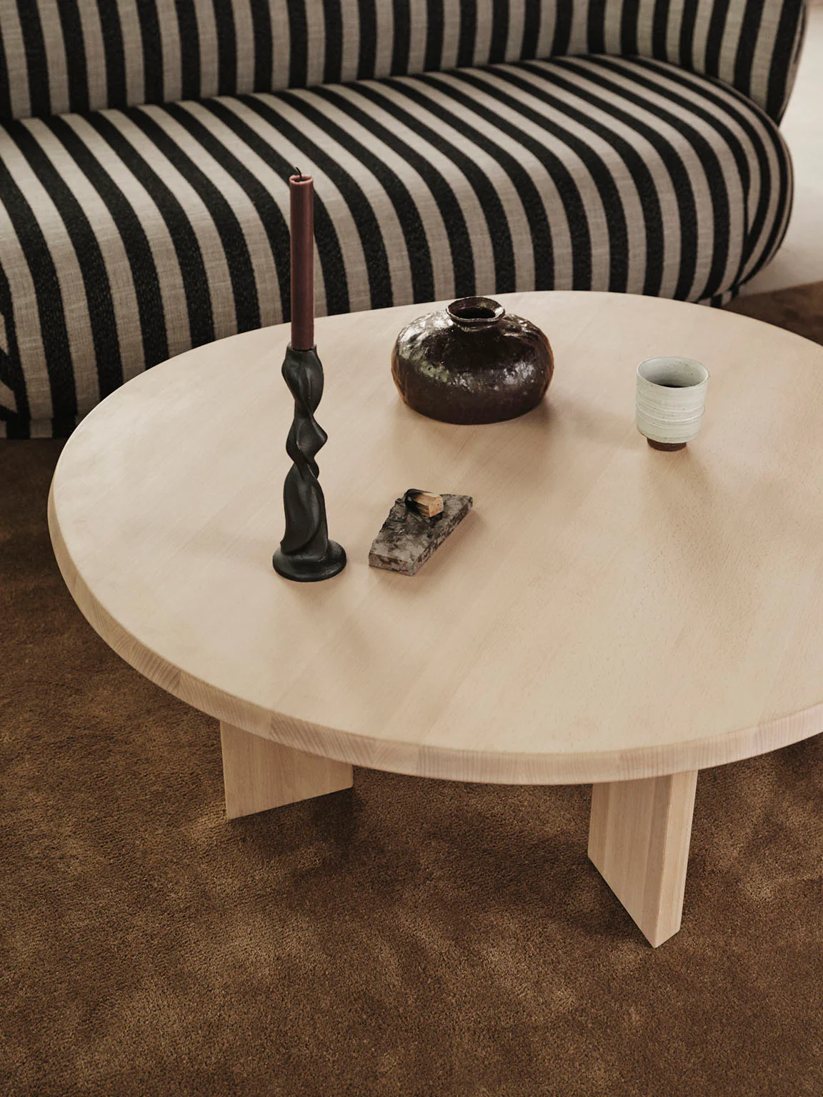 Ferm Living Tarn Coffee Table - White Oiled Beech - Image 2